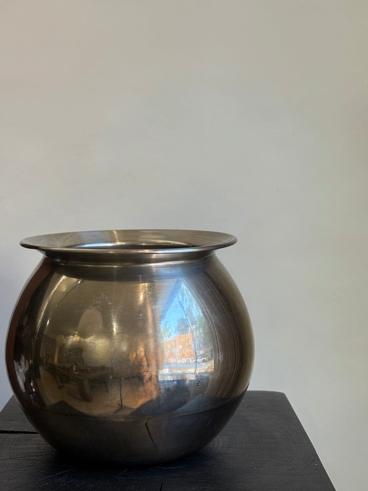 CHROME BUBBLE VASE