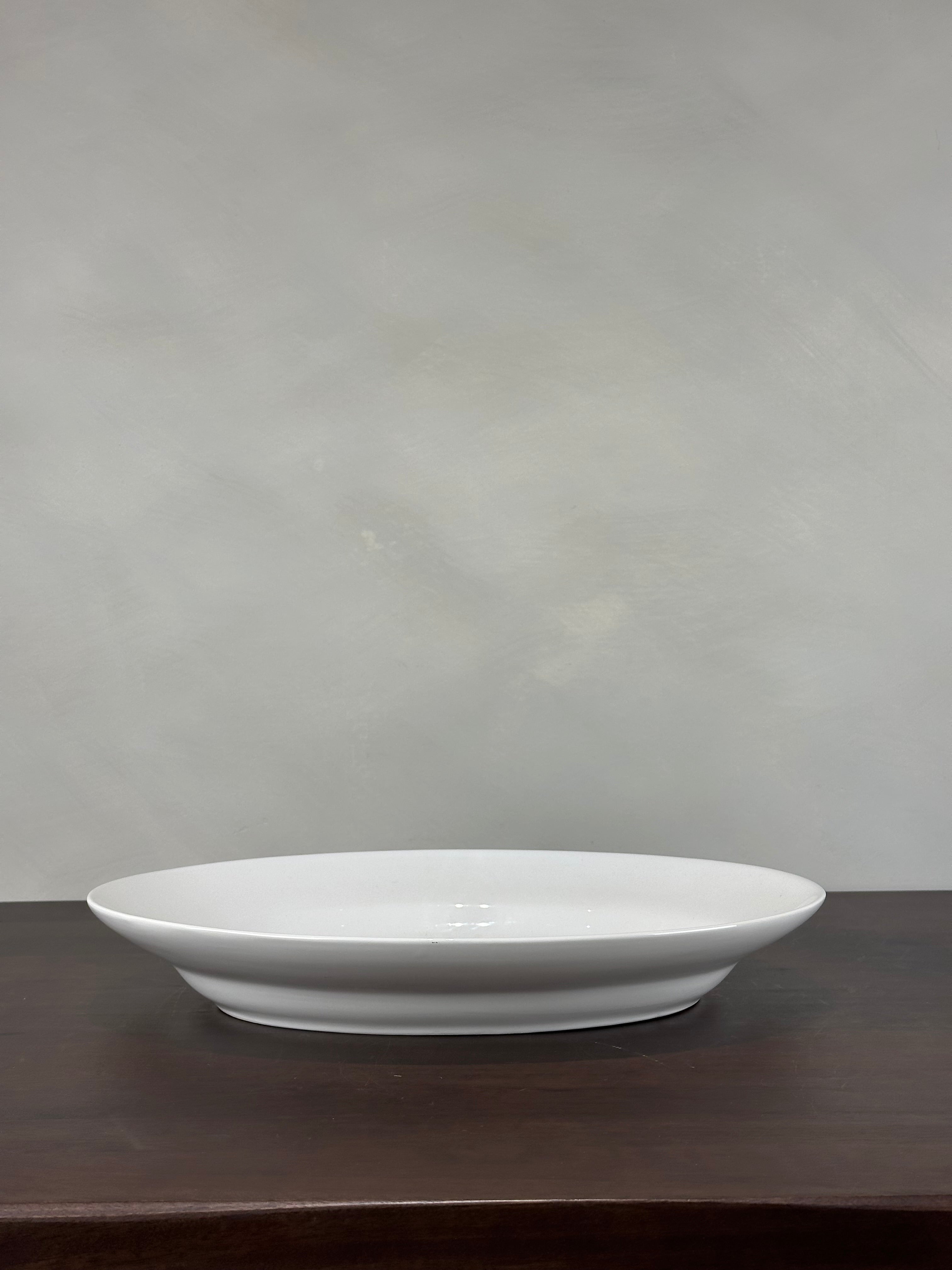 OVAL CERAMIC SERVING BOWL