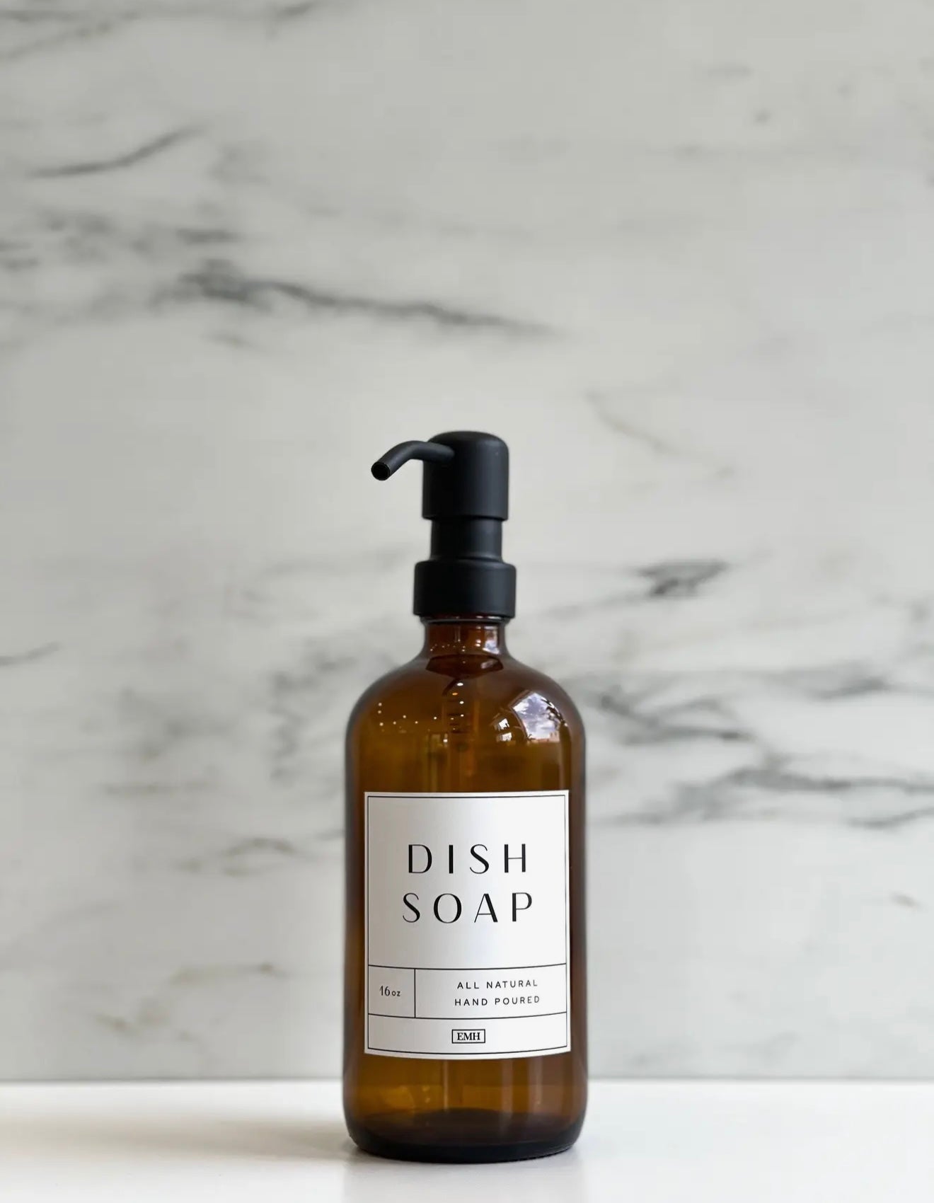 DISH SOAP GLASS DISPENSER