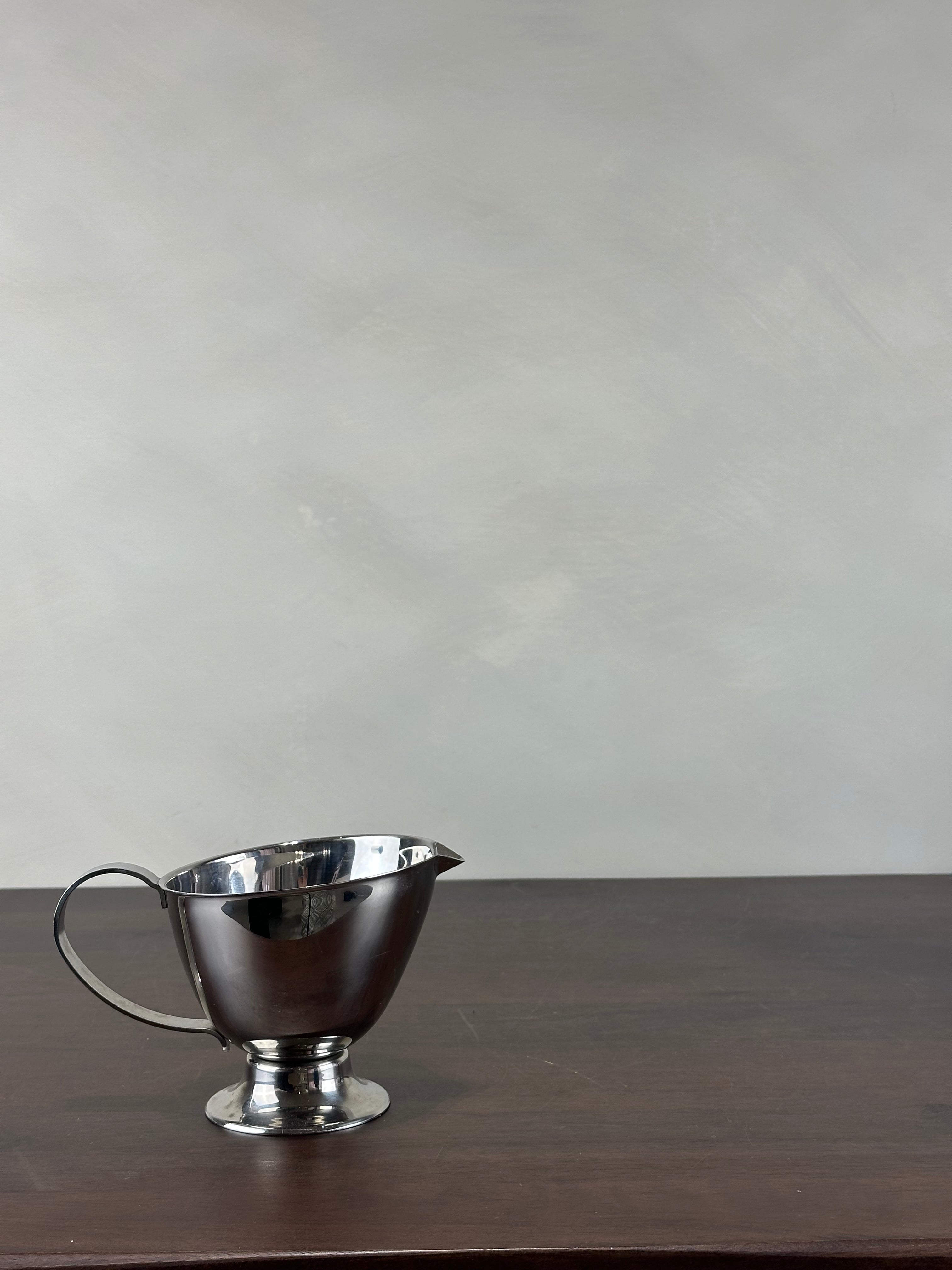 CHROME GRAVY BOAT
