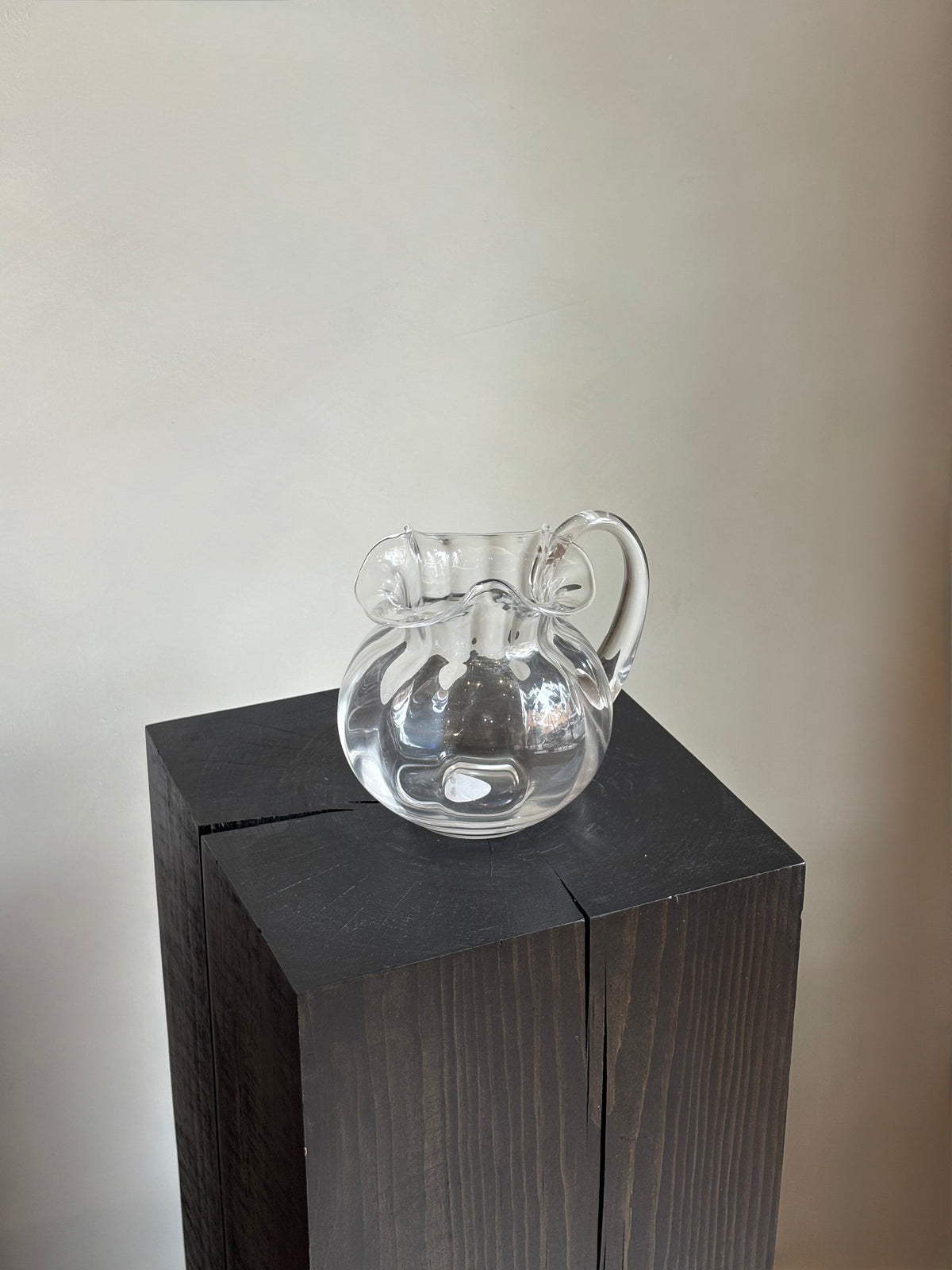GLASS PITCHER