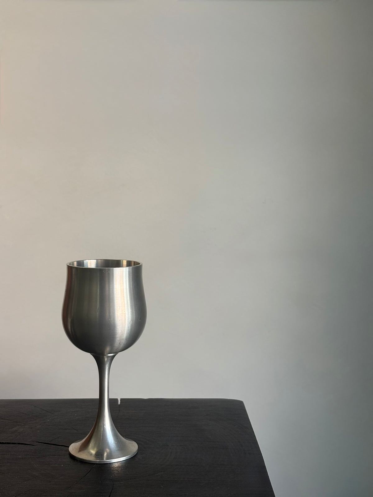 ROYAL PEWTER TULIP GOBLETS