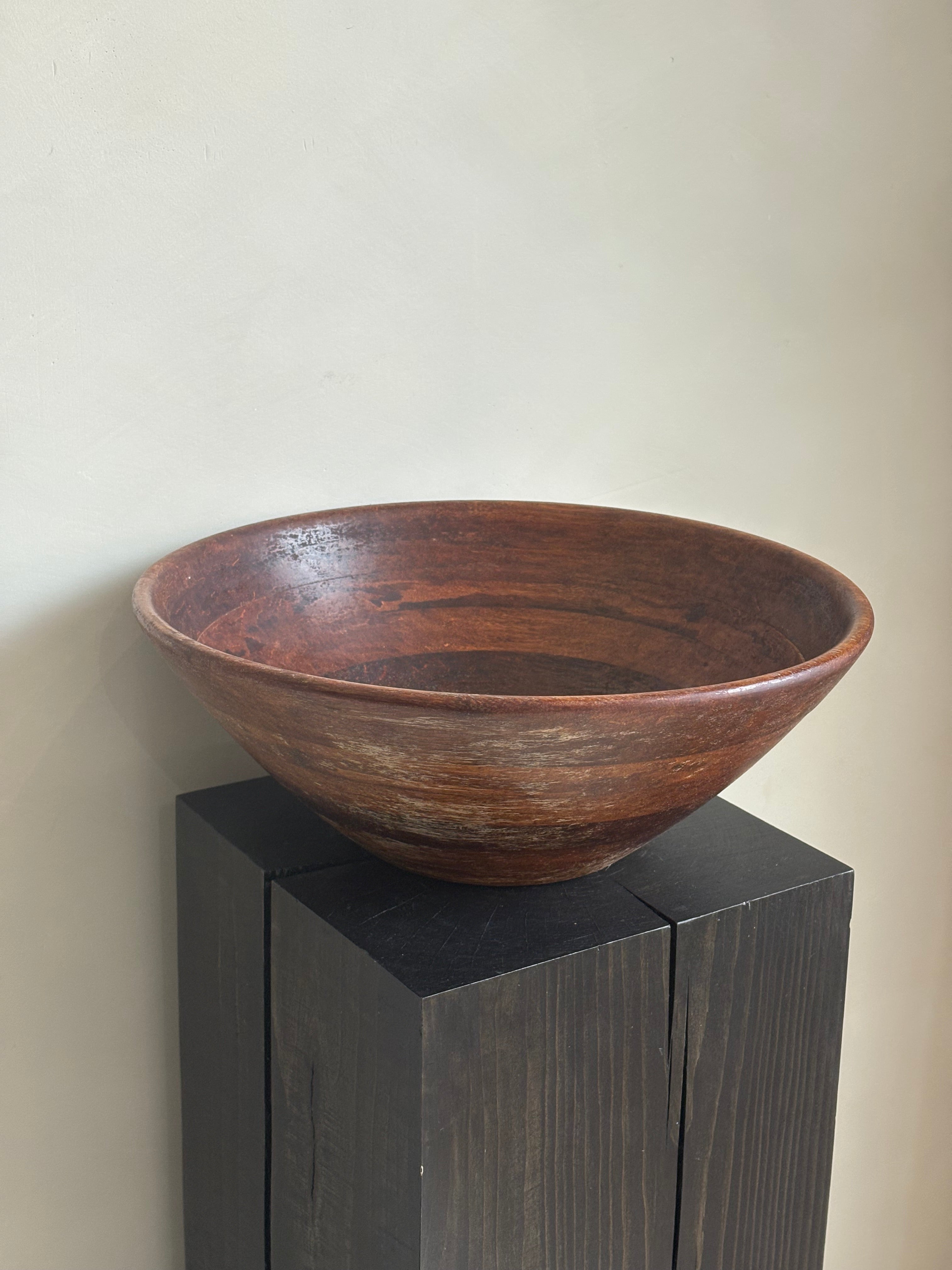LARGE WOOD BOWL