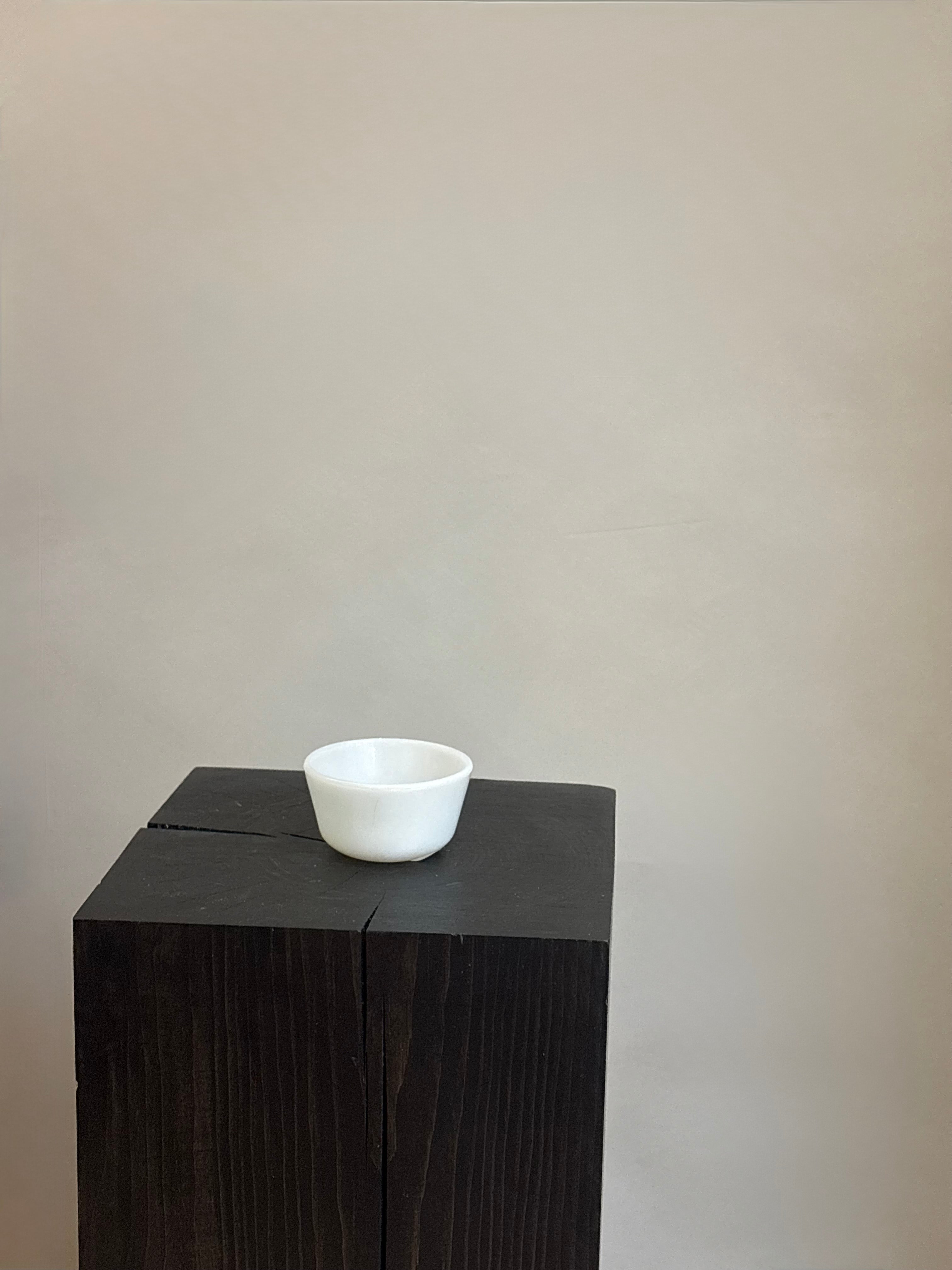 MILK WHITE GLASS BOWL
