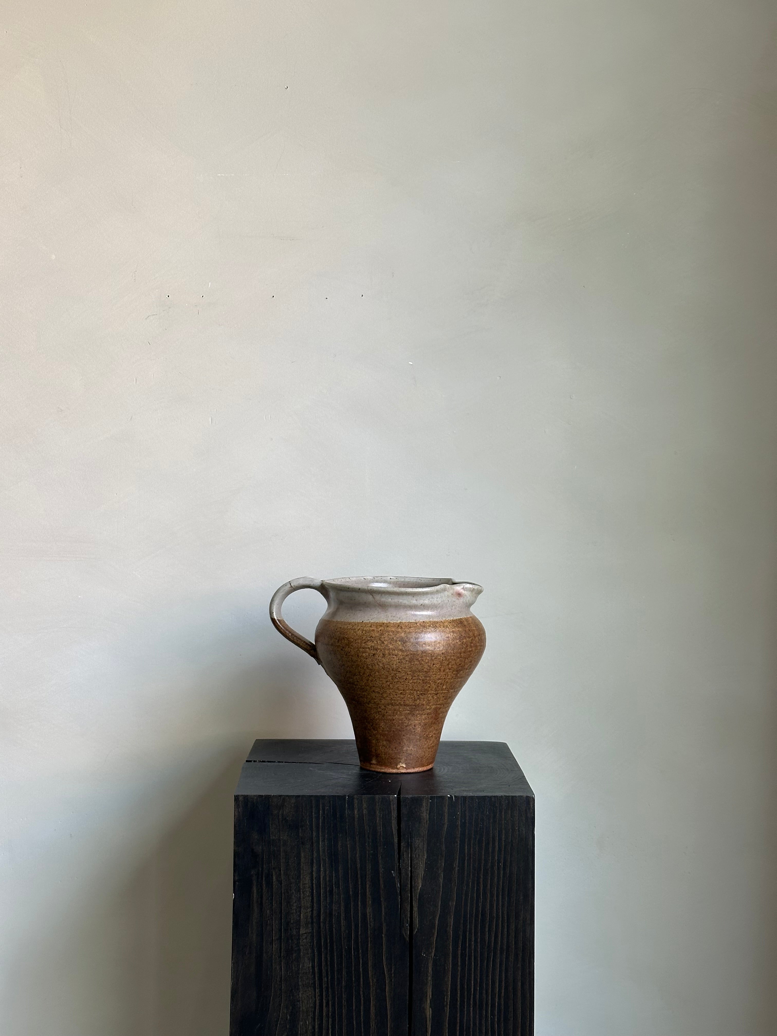 HANDCRAFTED TWO-TONED PITCHER