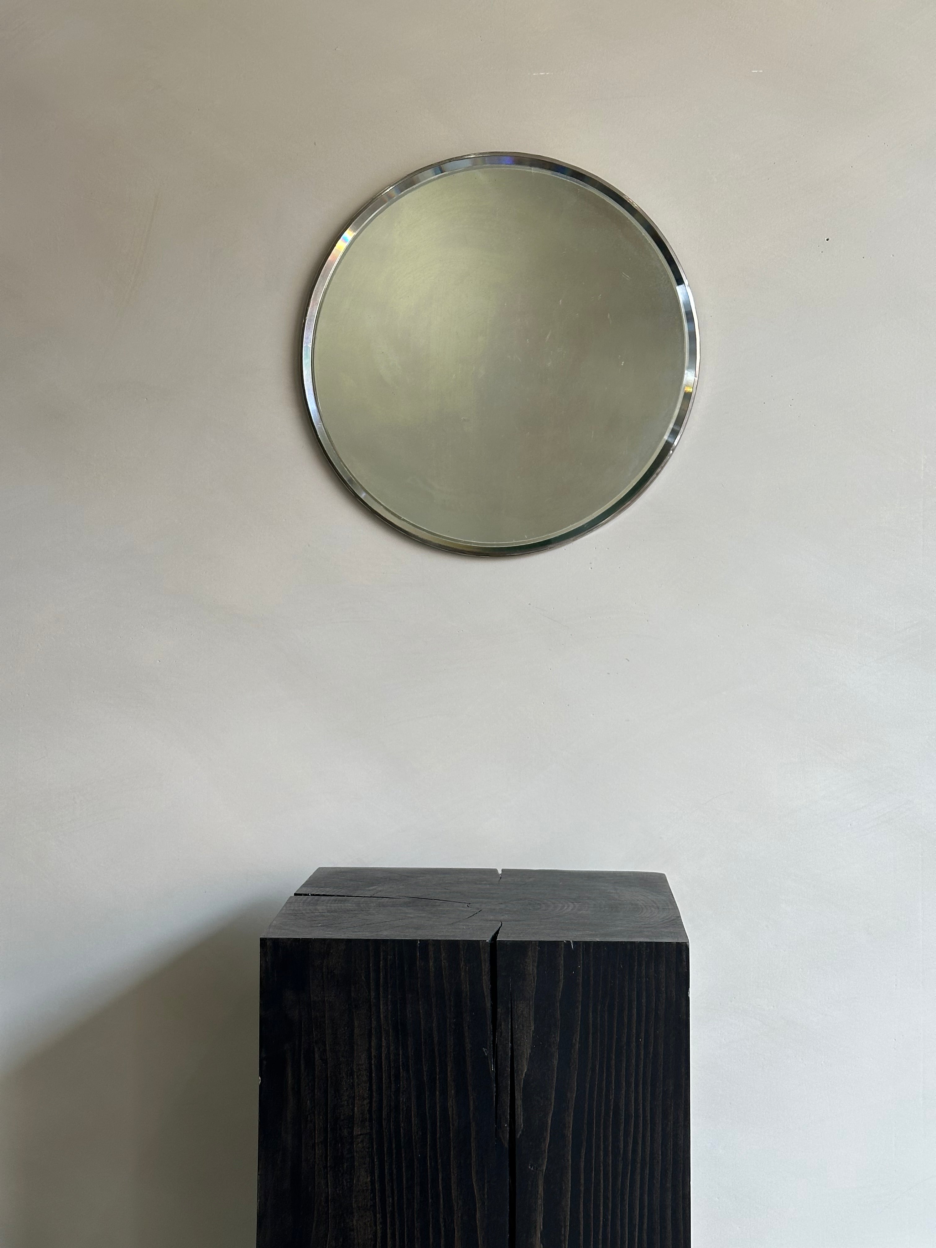 FRAMELESS ROUND MIRROR