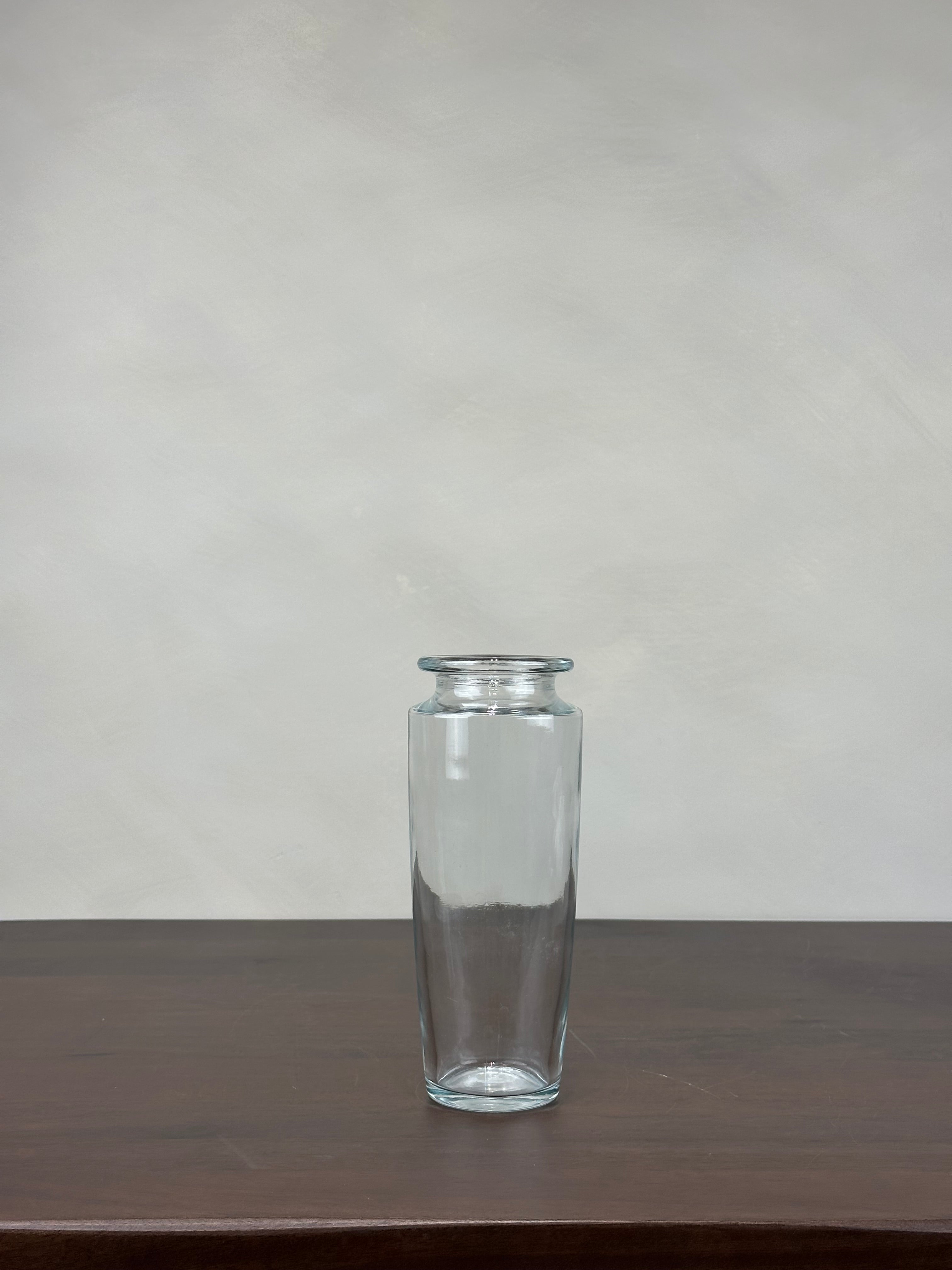 GLASS STEM VASE
