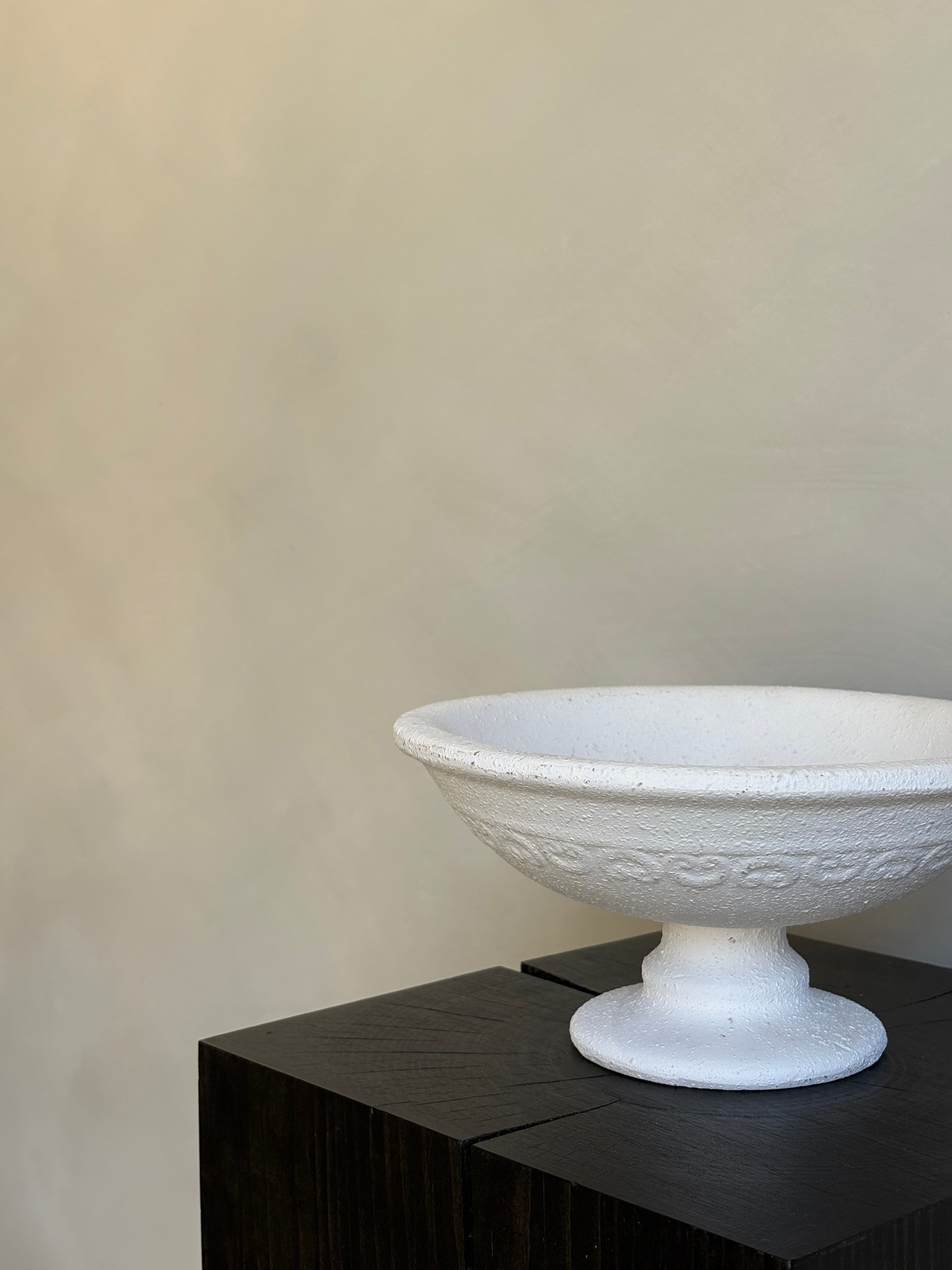 ANTIQUE PEDESTAL BOWL