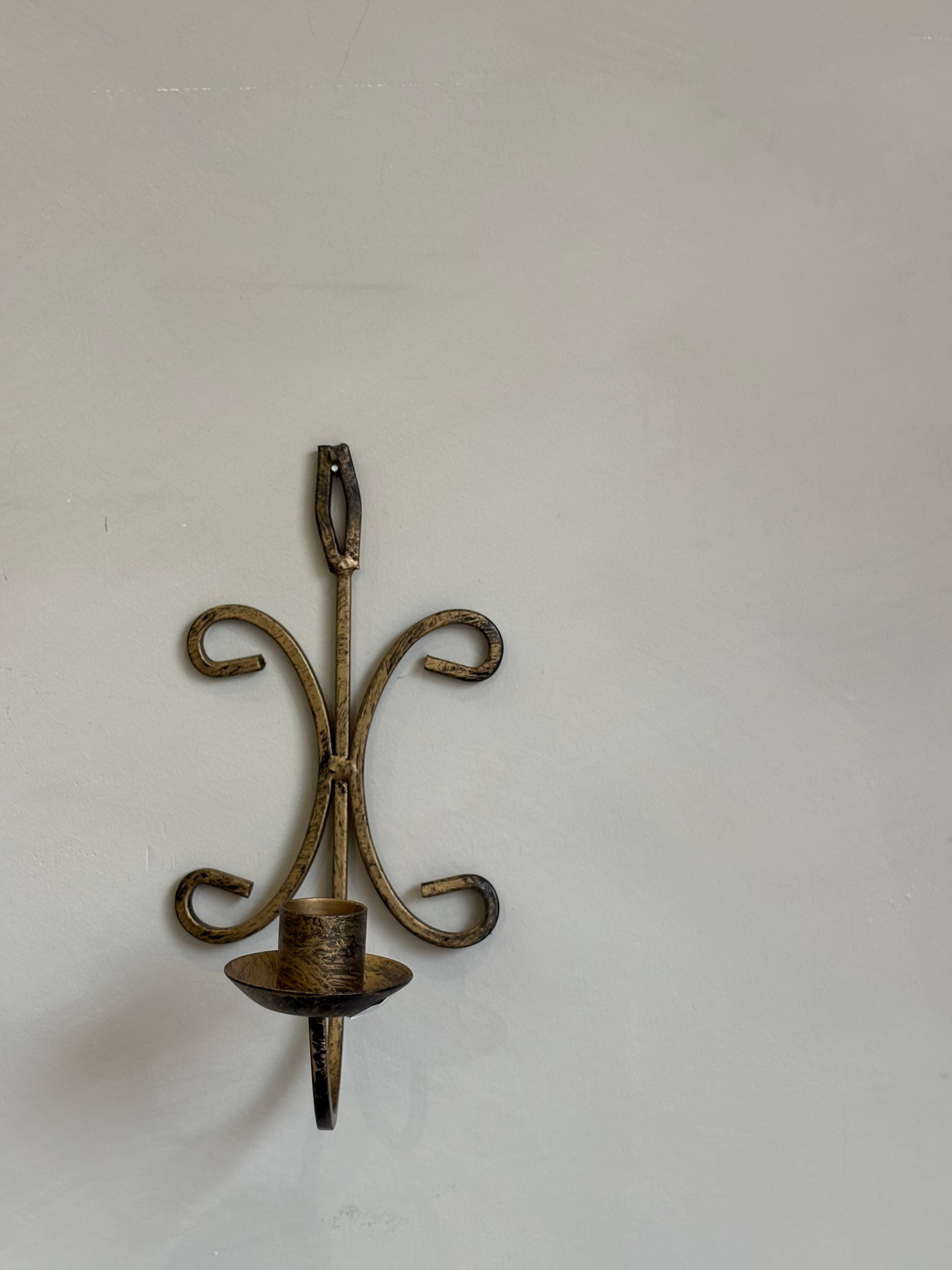 BRONZE WALL SCONCE