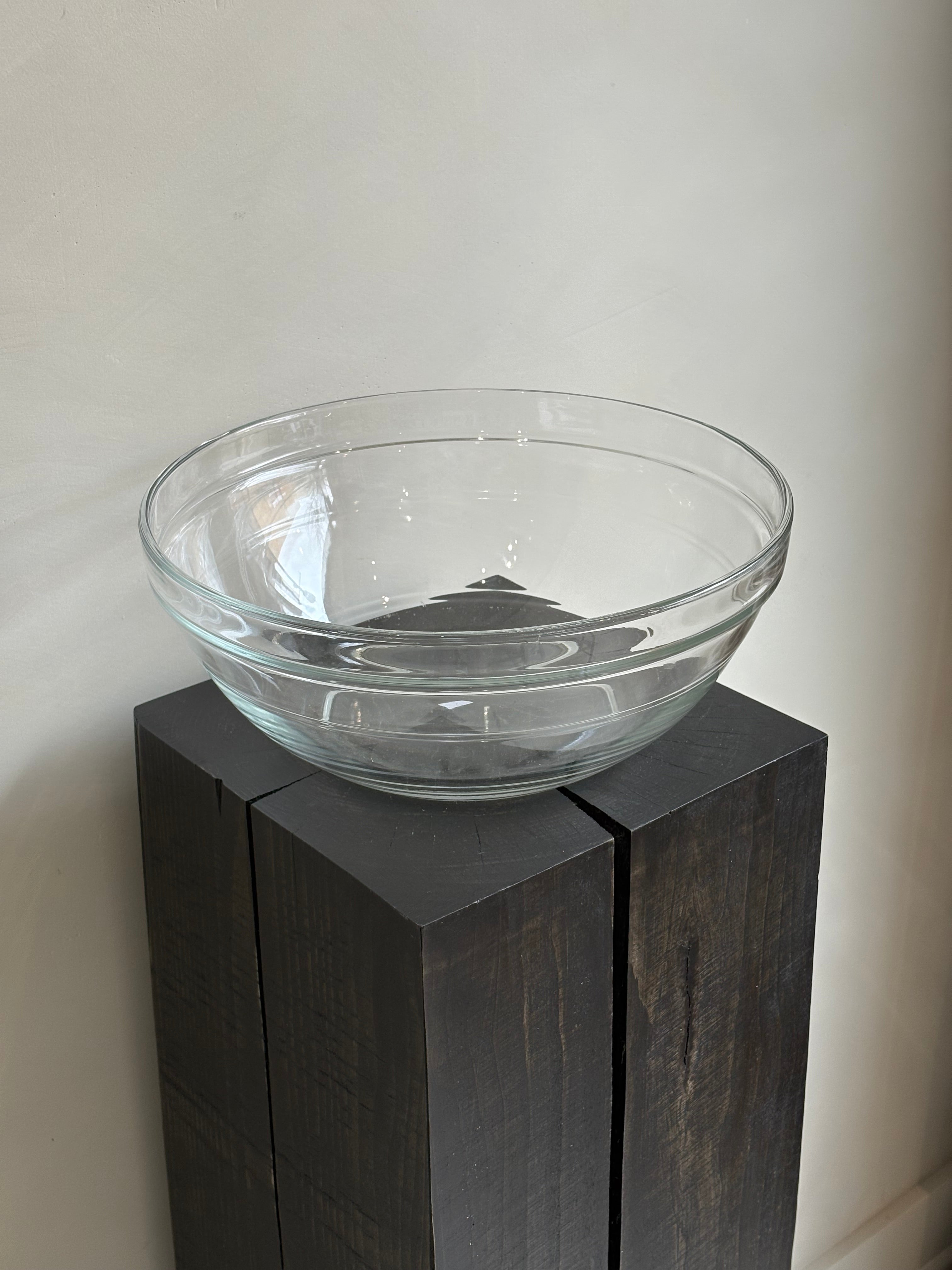 LARGE GLASS BOWL