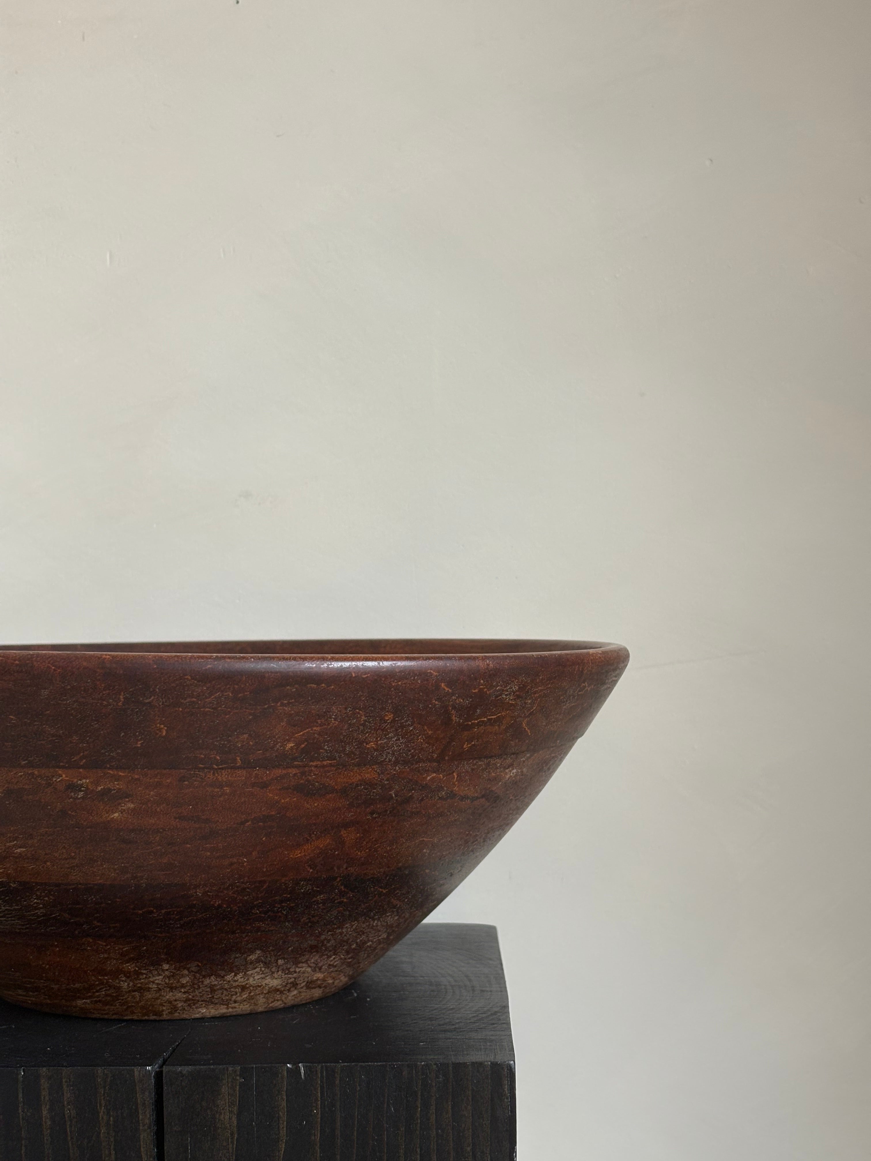 LARGE WOOD BOWL