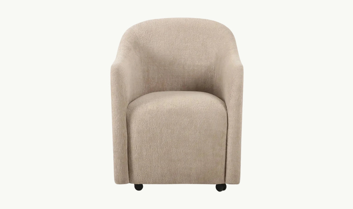 DARLA ROLLING DINING CHAIR