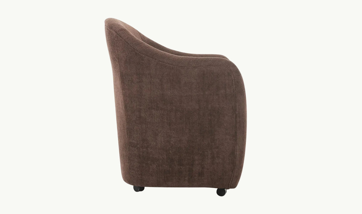 DARLA ROLLING DINING CHAIR
