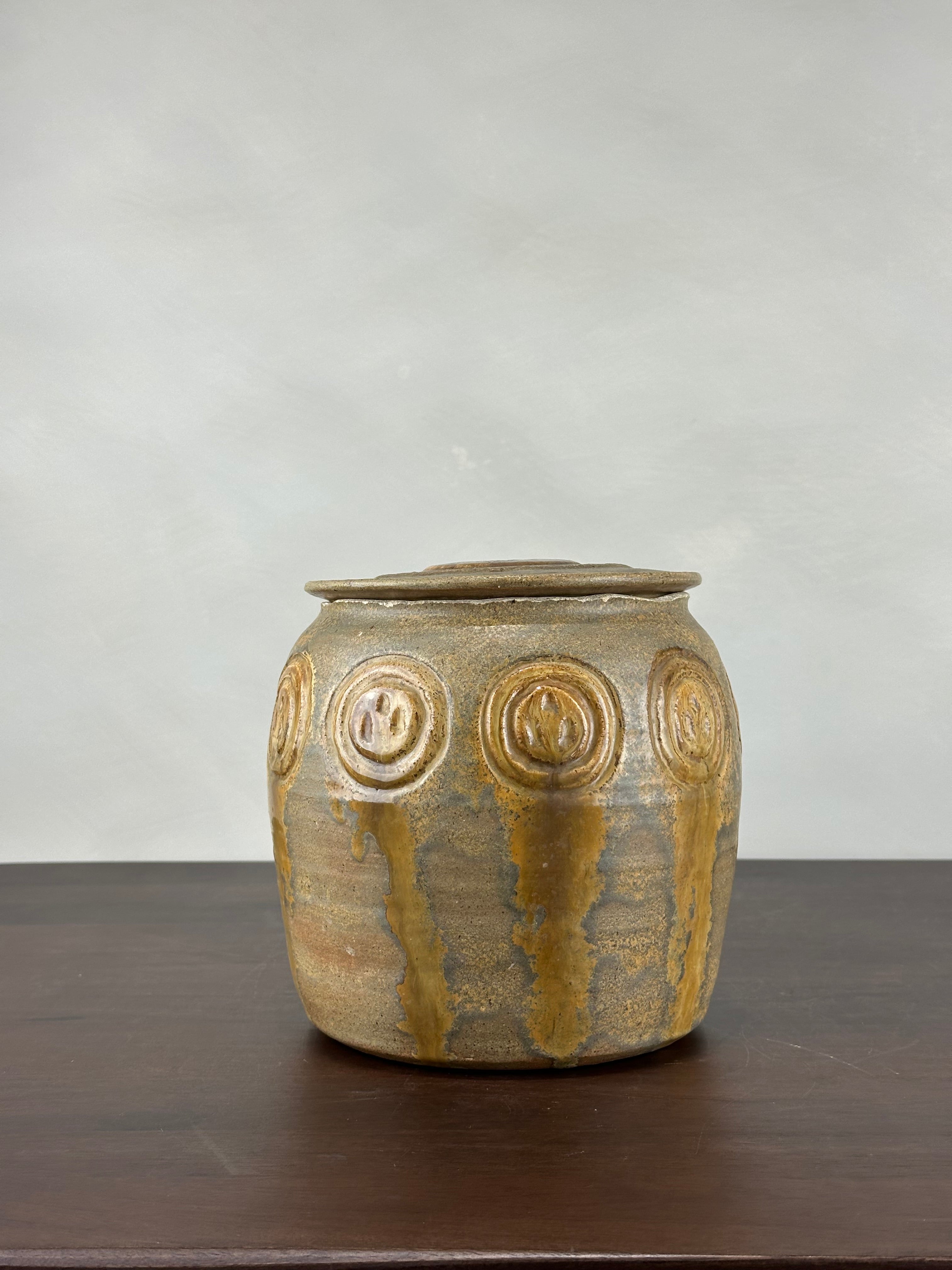 HANDCRAFTED JAR WITH LID