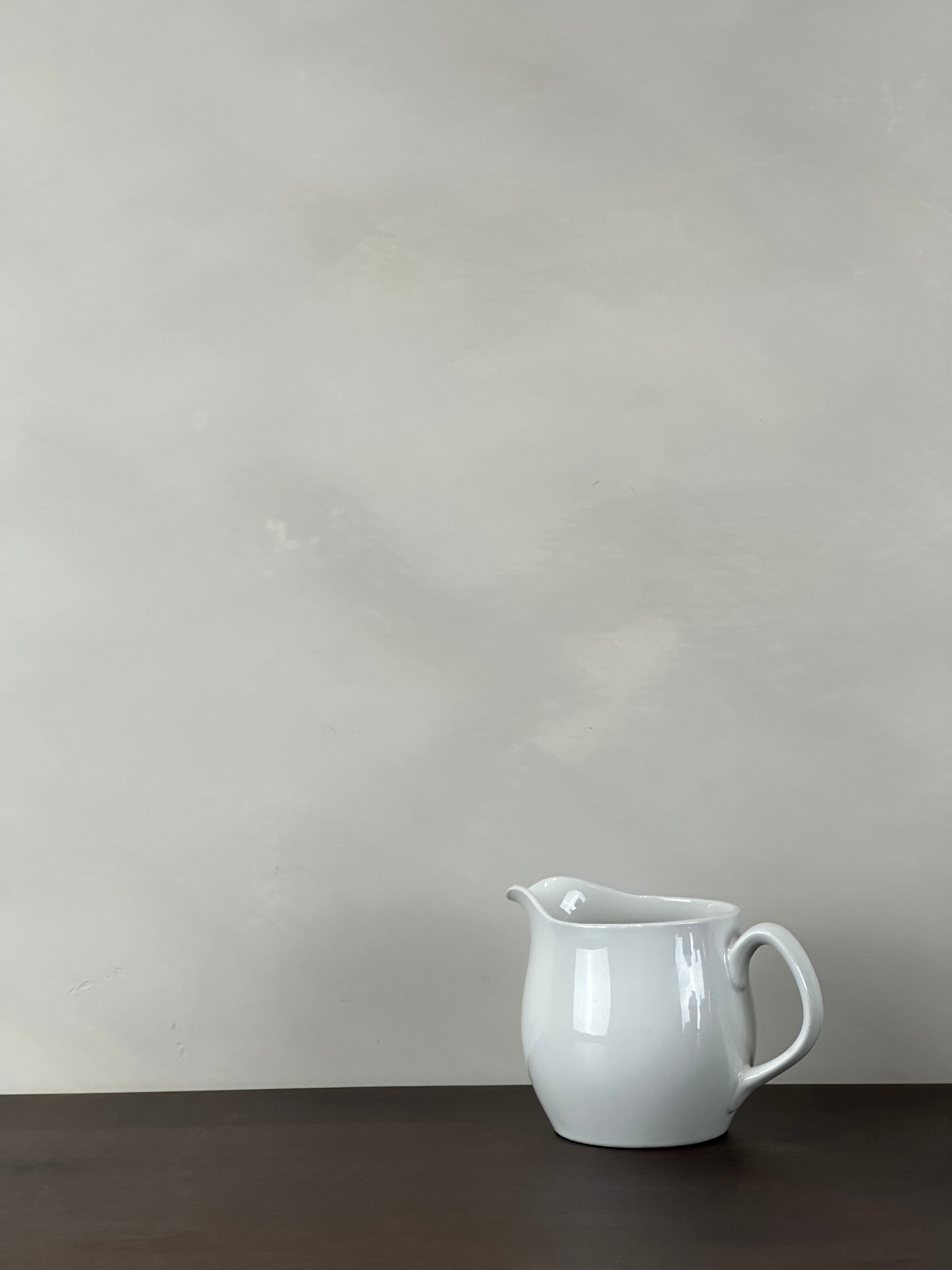 WHITE MILK PITCHER