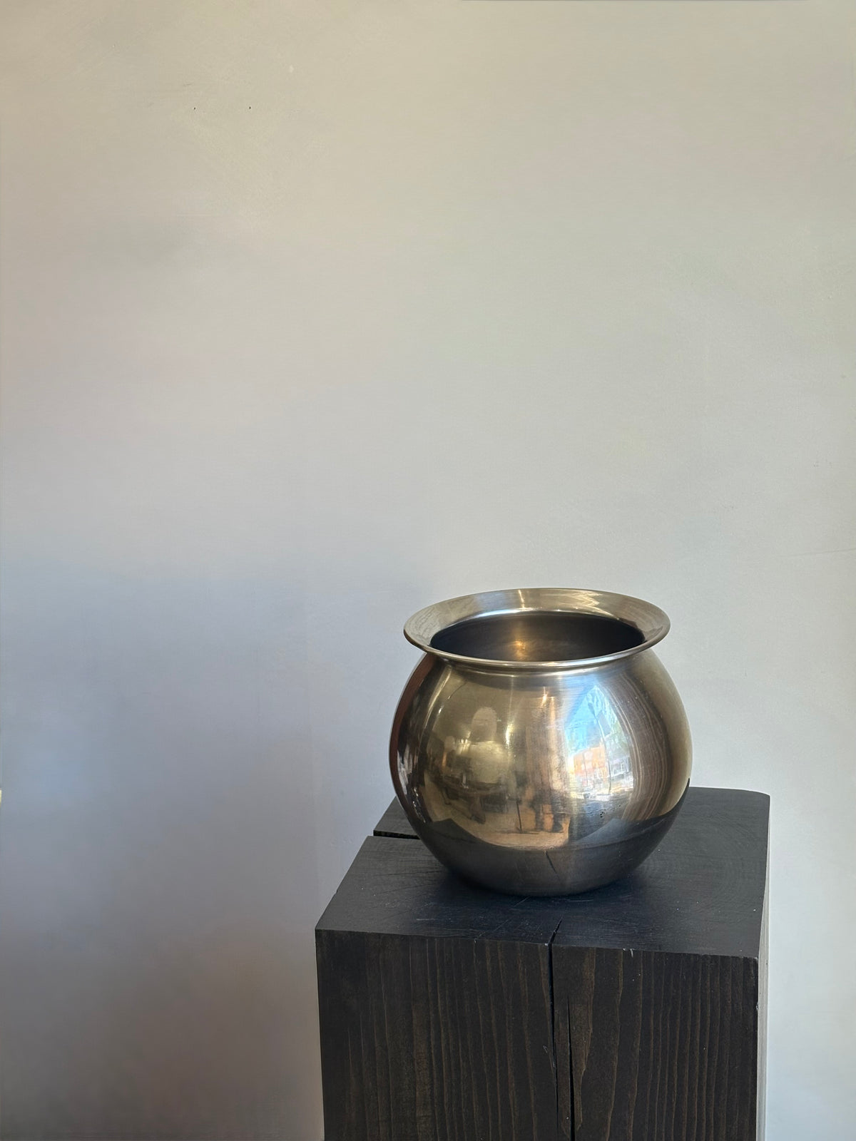 CHROME BUBBLE VASE