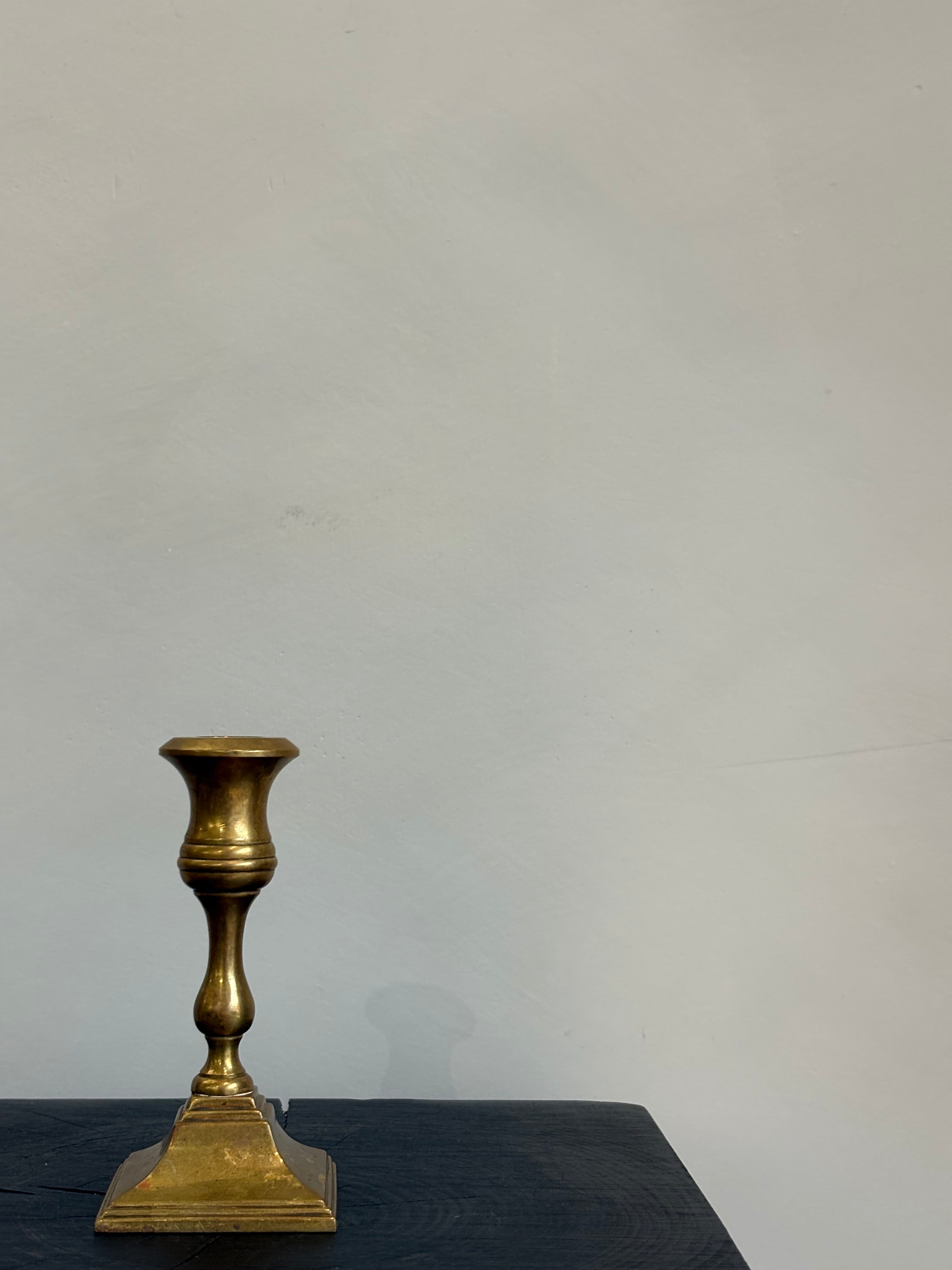 SMALL GOLD CANDLESTICK