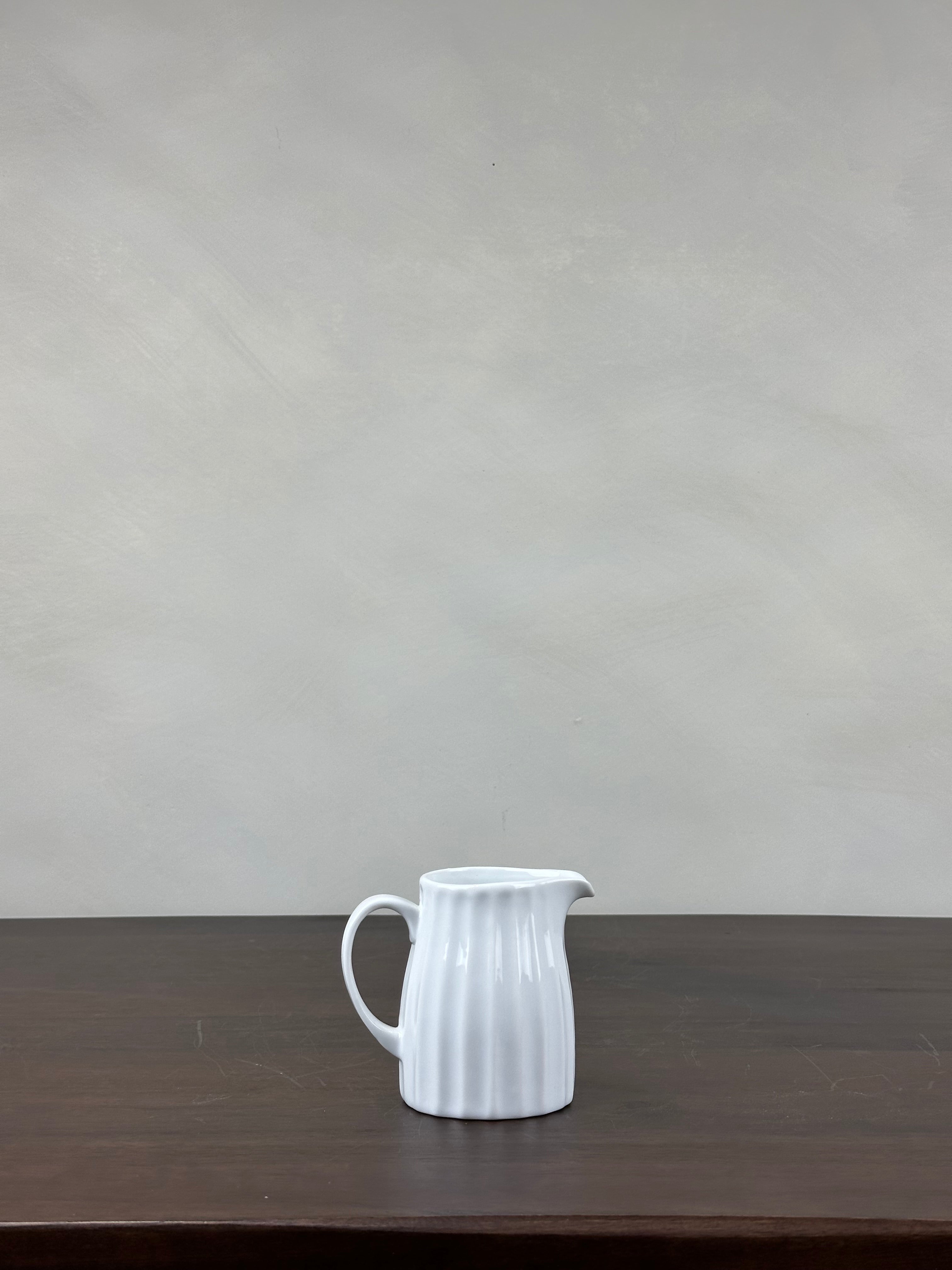 STRIPED MILK PITCHER