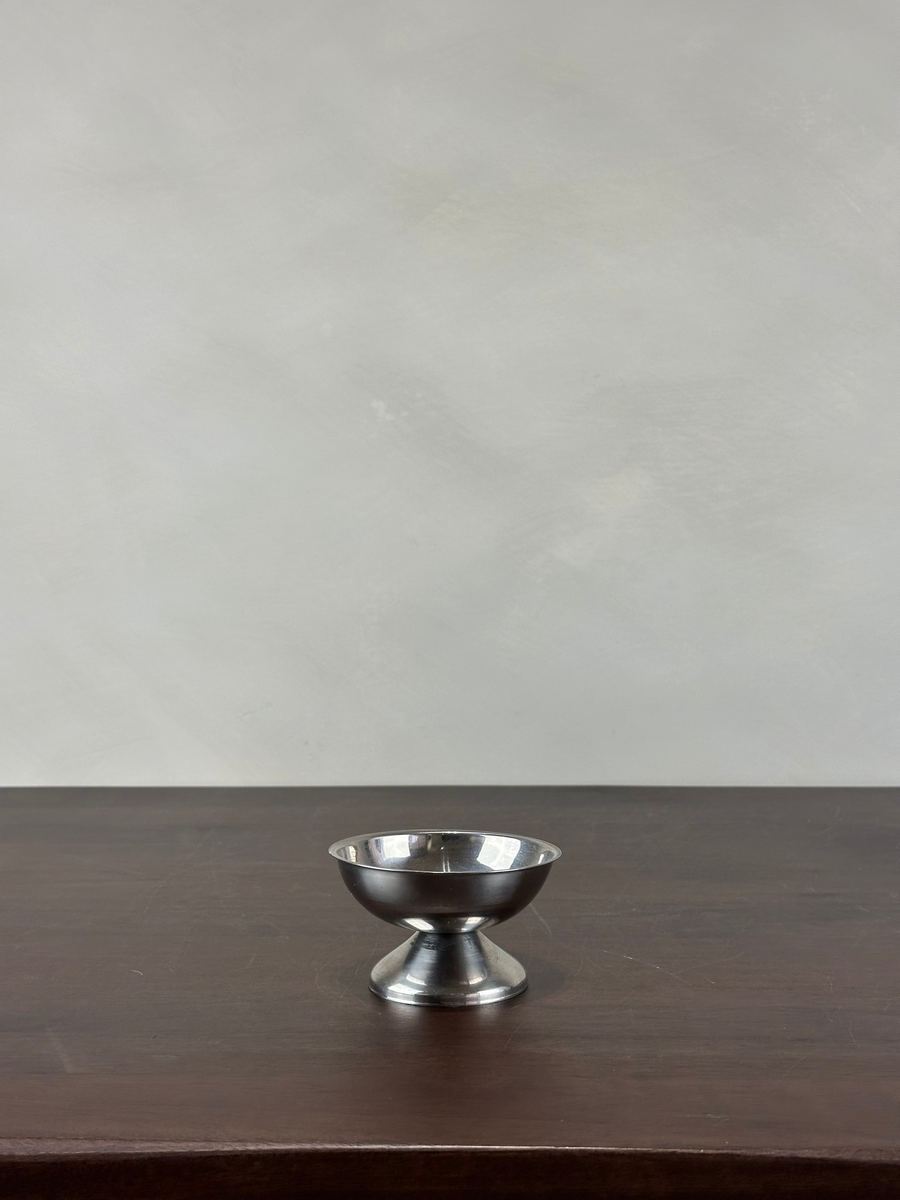 CHROME PEDESTAL BOWL