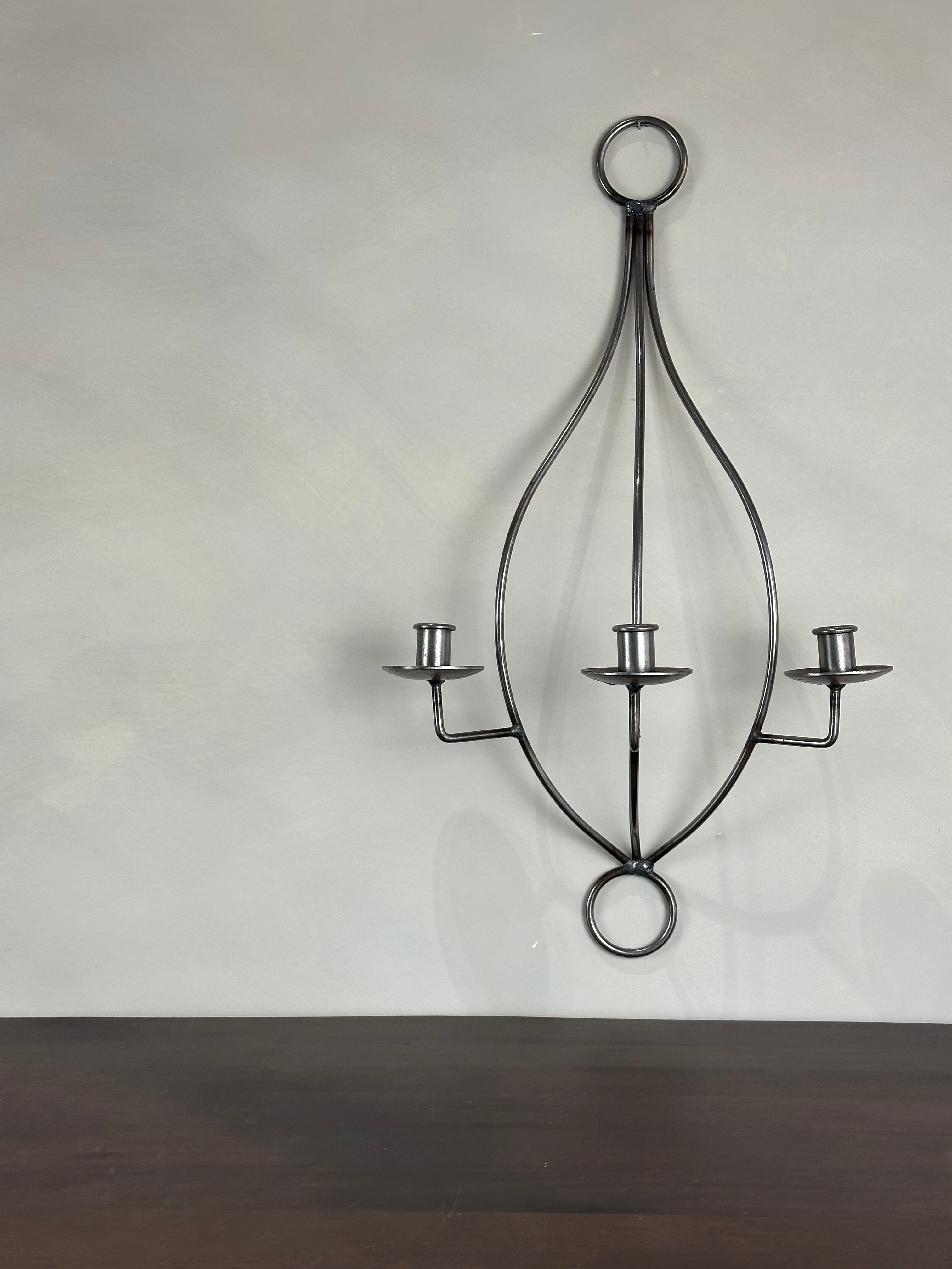 CHROME WALL SCONCE
