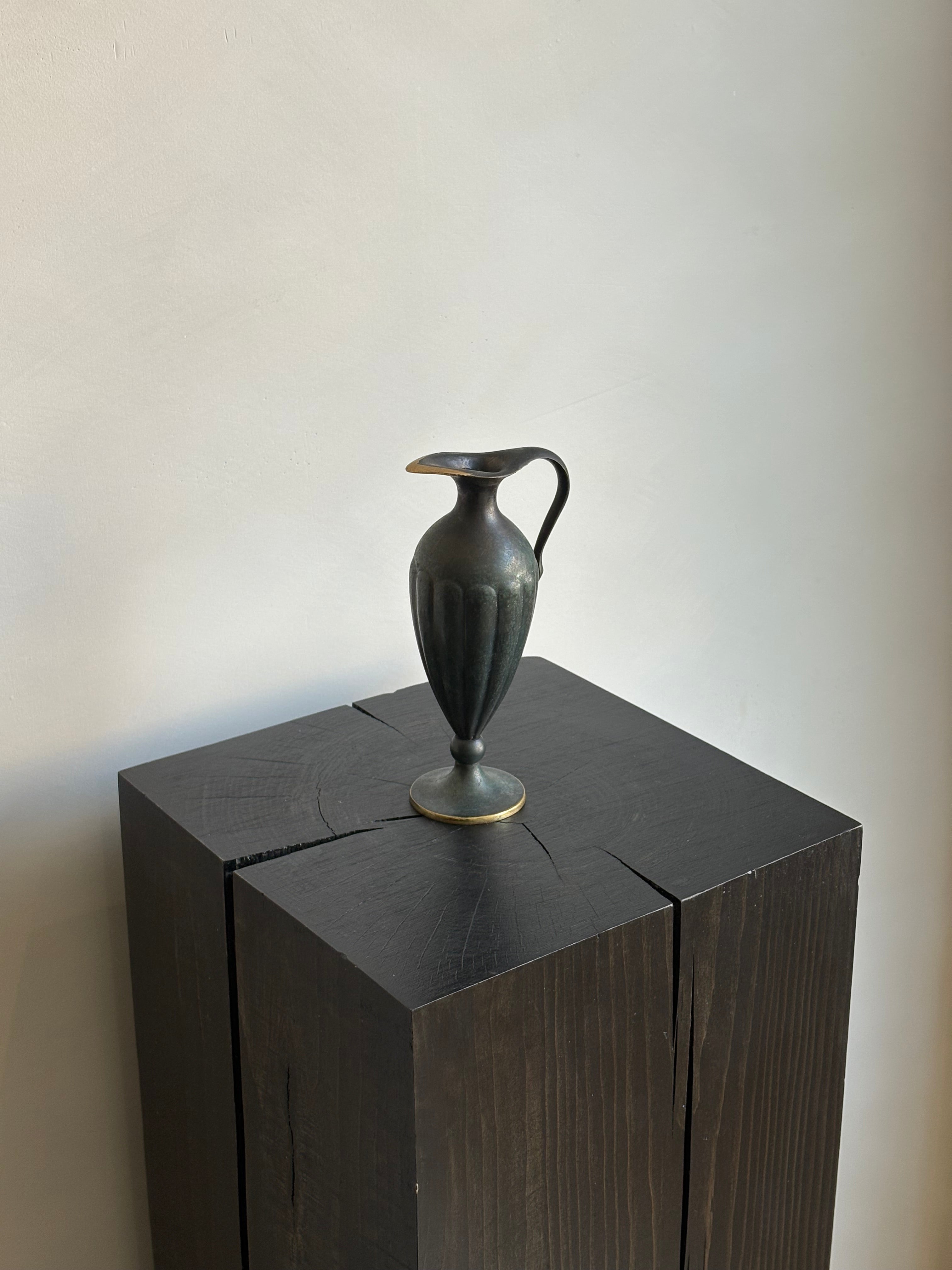 BLACK DECORATIVE PITCHER