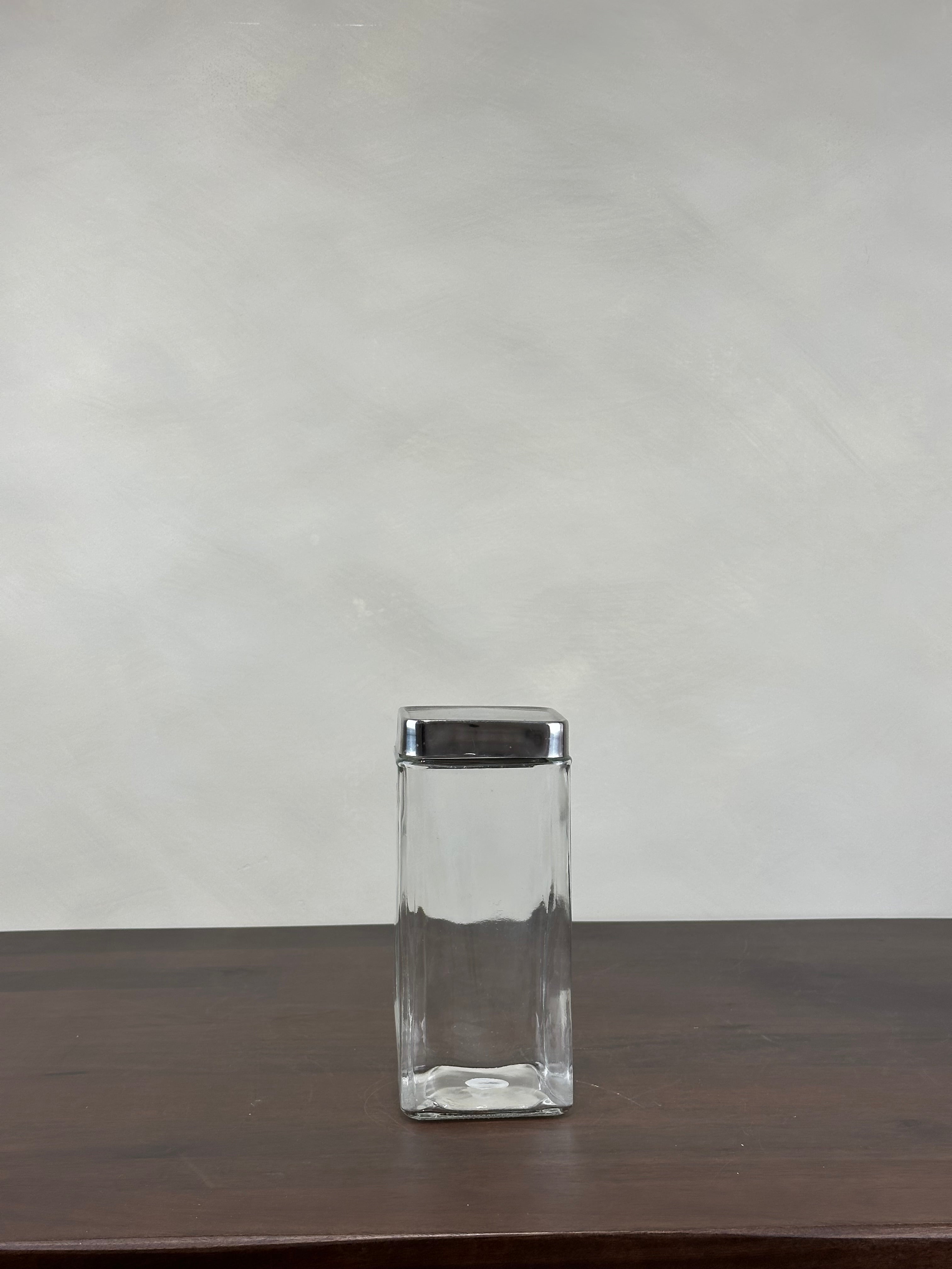SQUARE GLASS JAR - X-LARGE