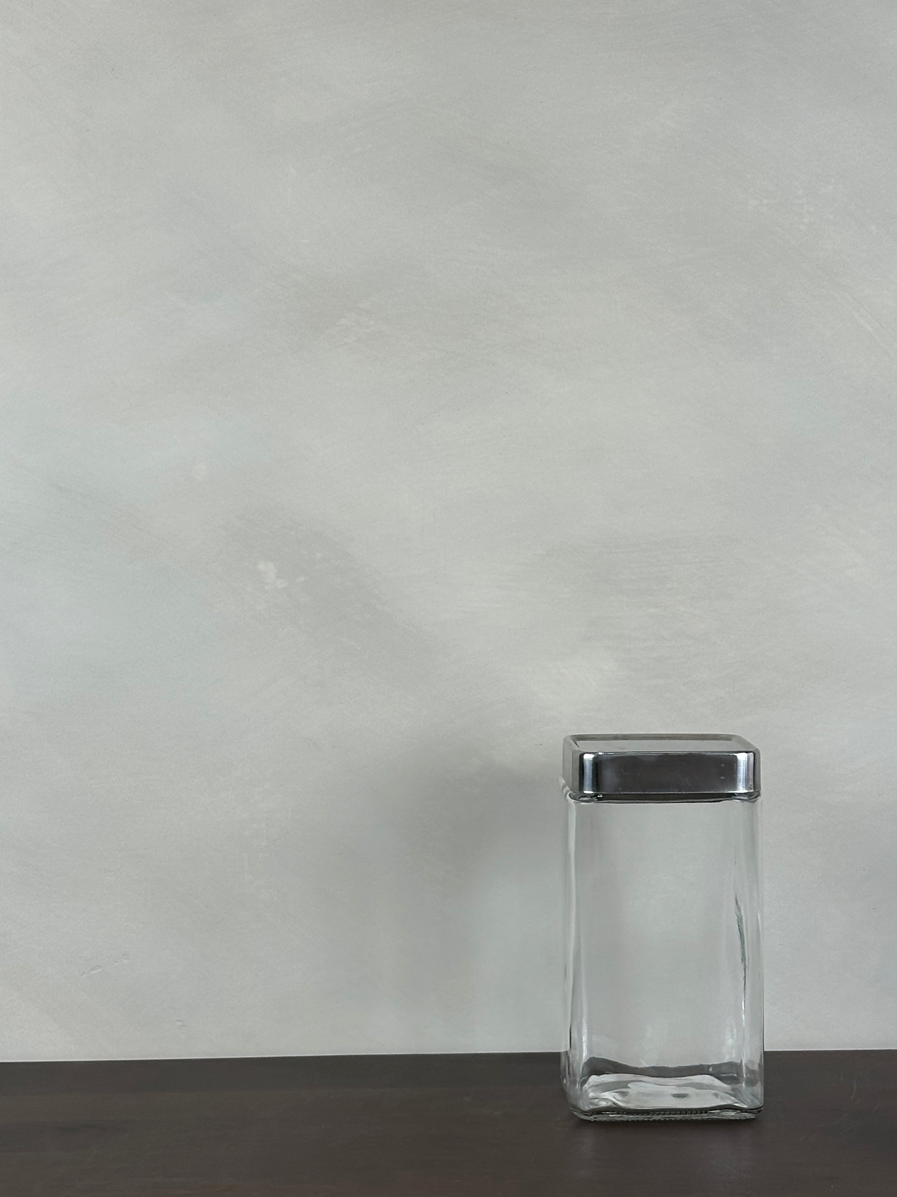 SQUARE GLASS JAR - MEDIUM