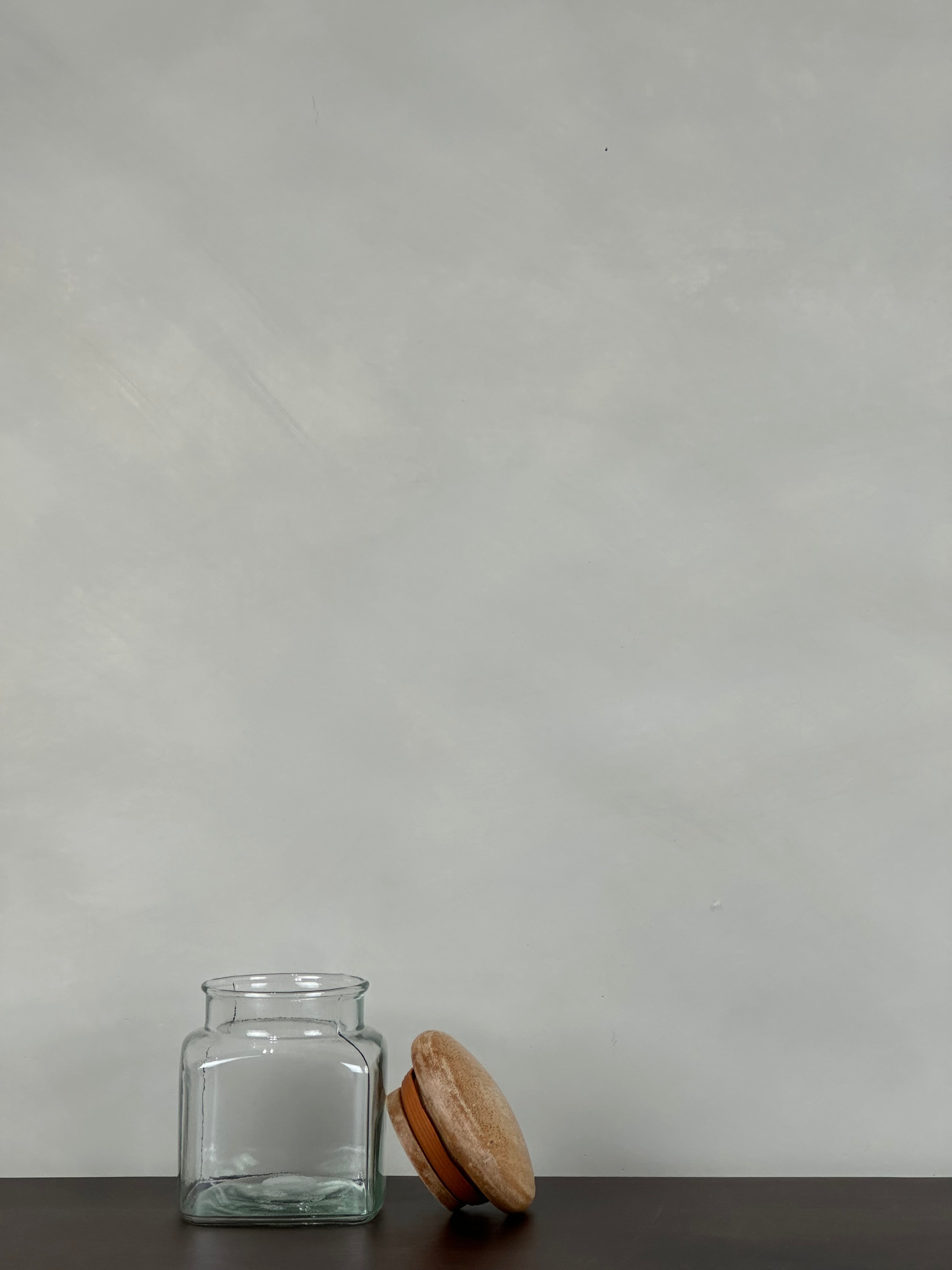 SMALL GLASS JAR