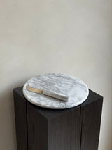 MARBLE CHEESE BOARD WHITE