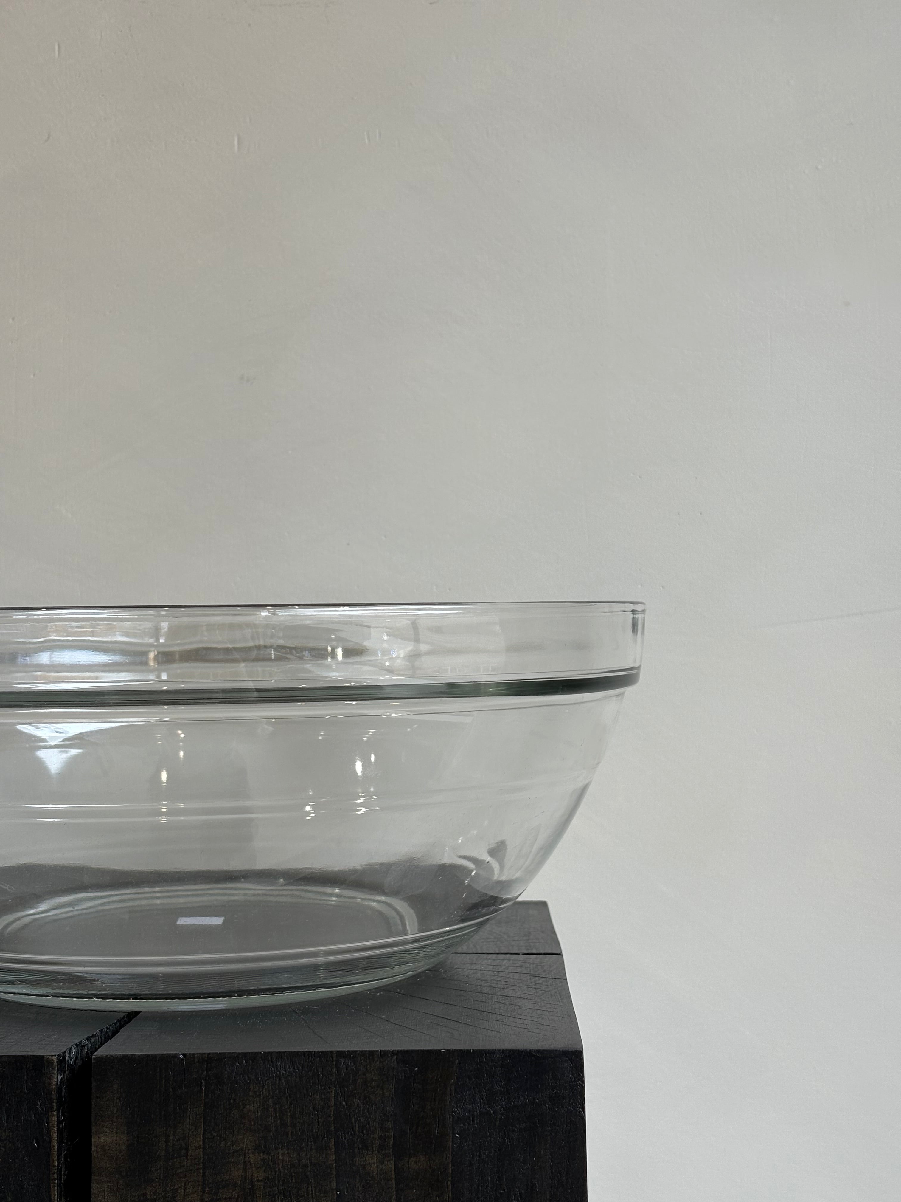 LARGE GLASS BOWL