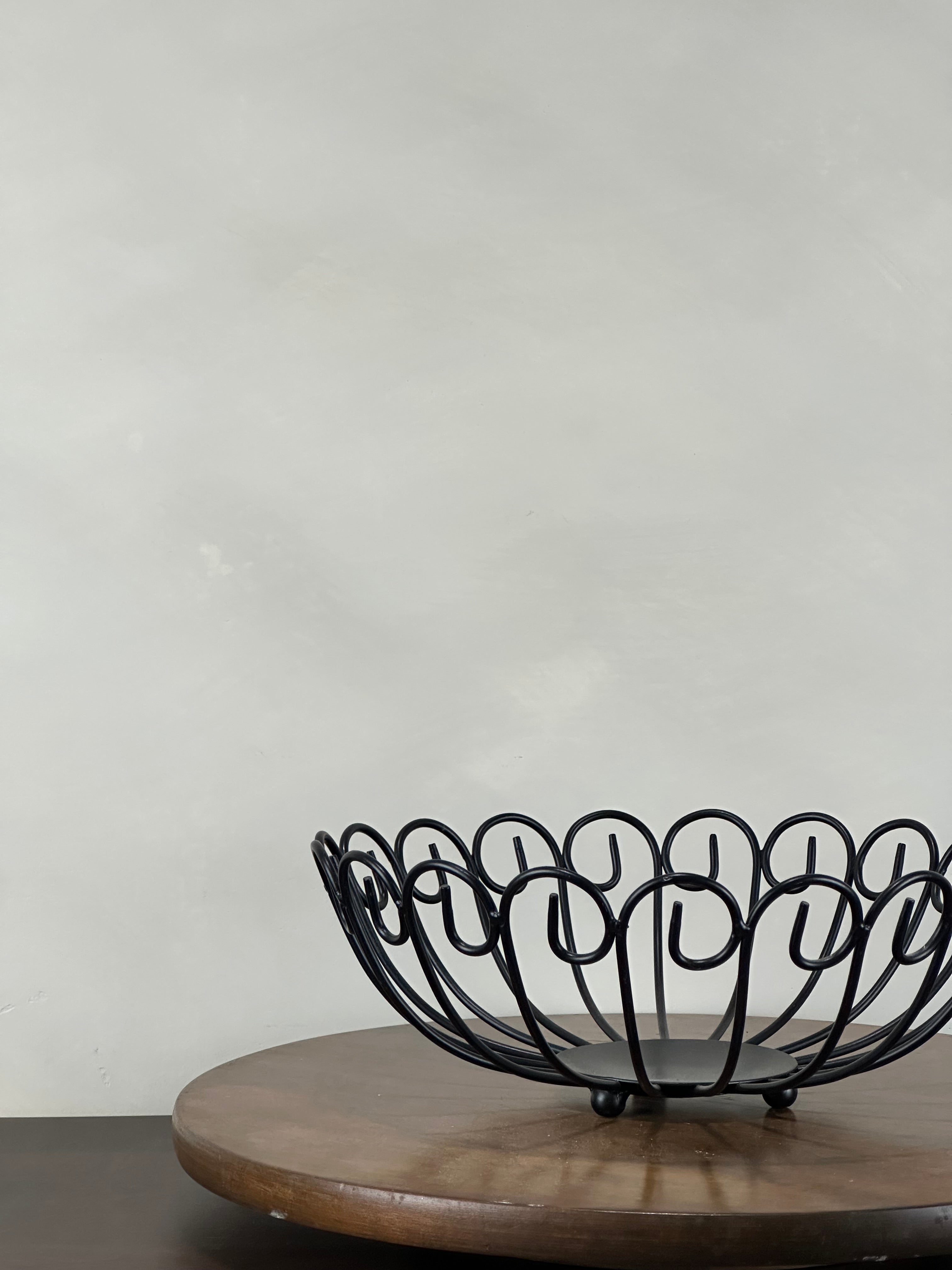 Wooden Round Rotating Tray