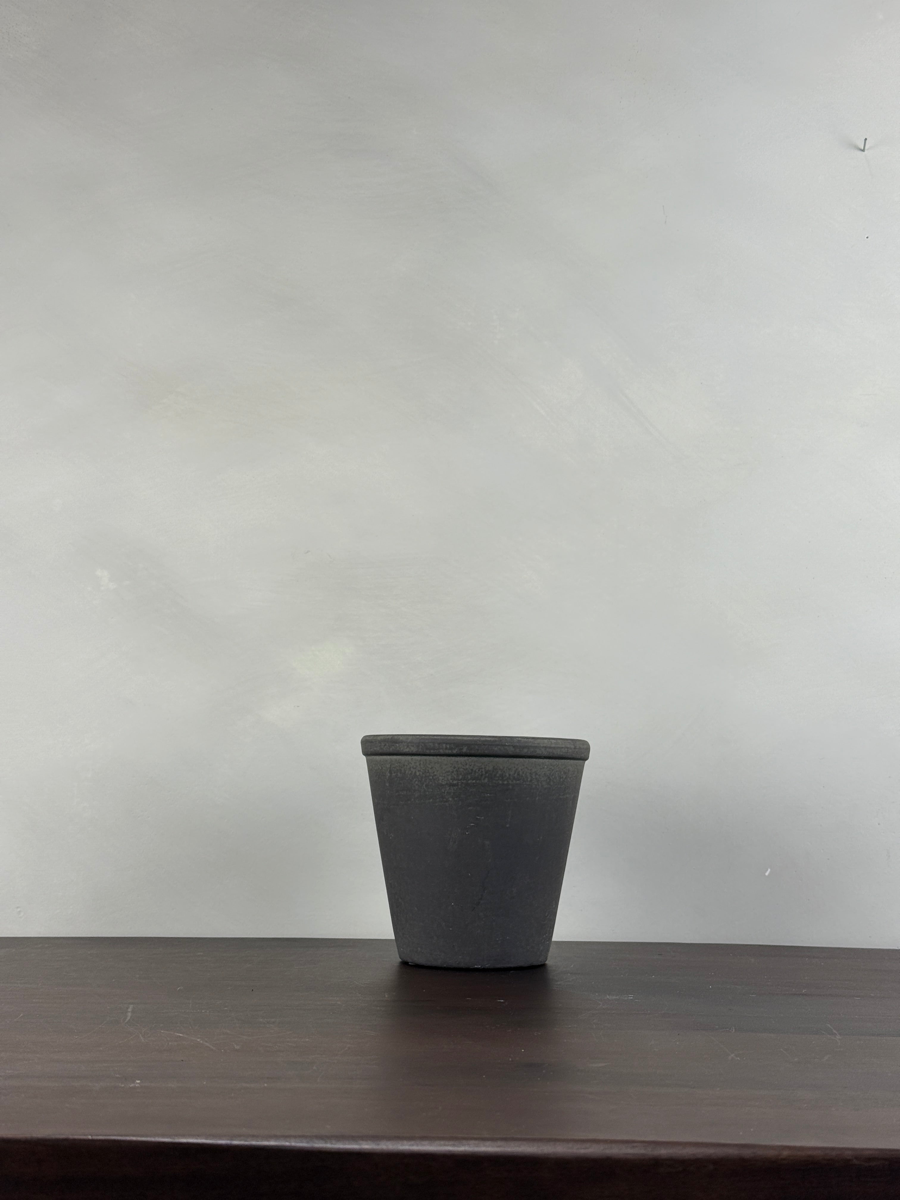 GRAY PLANTER POT