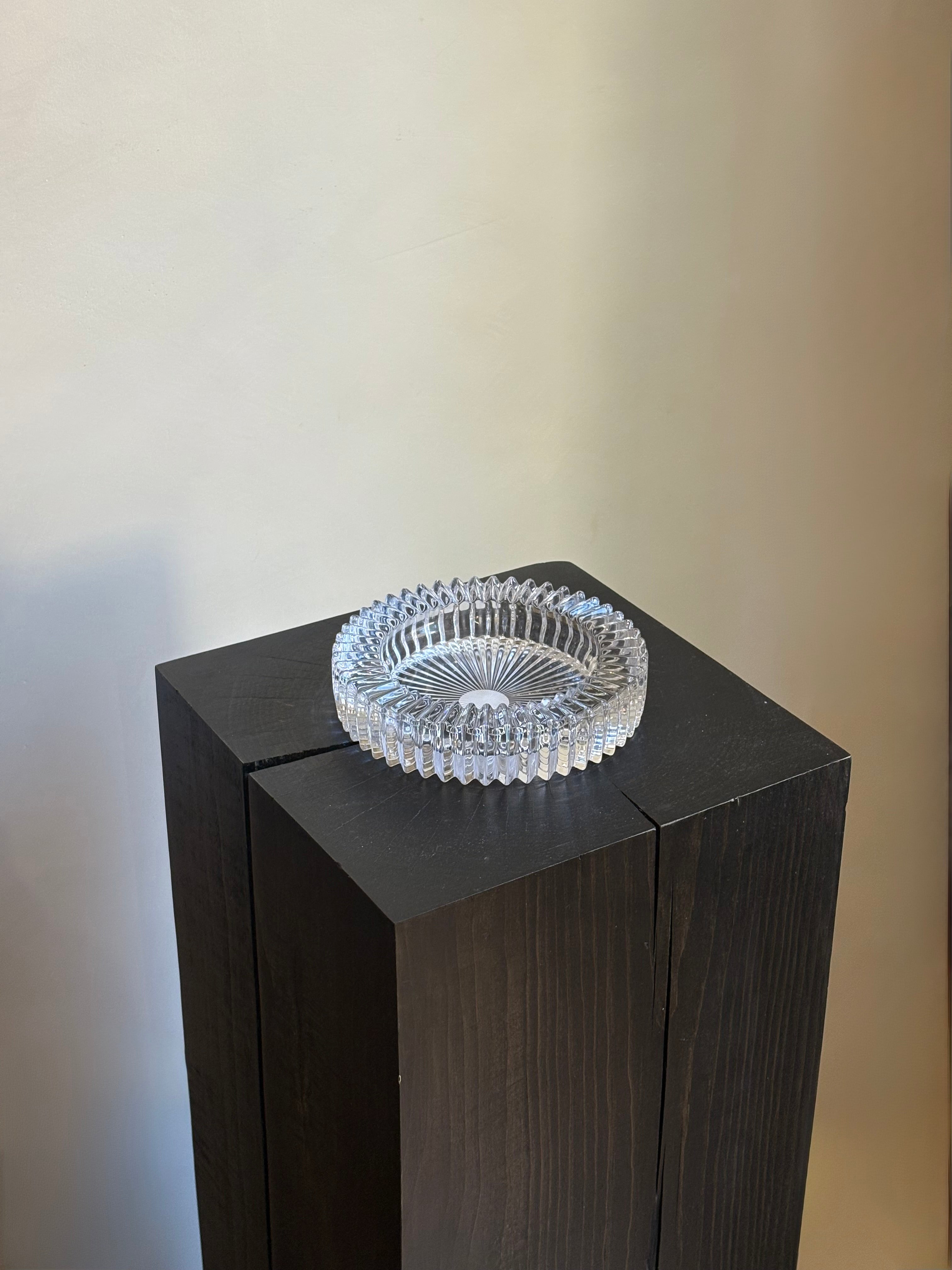 VINTAGE SPIKED CRYSTAL DISH