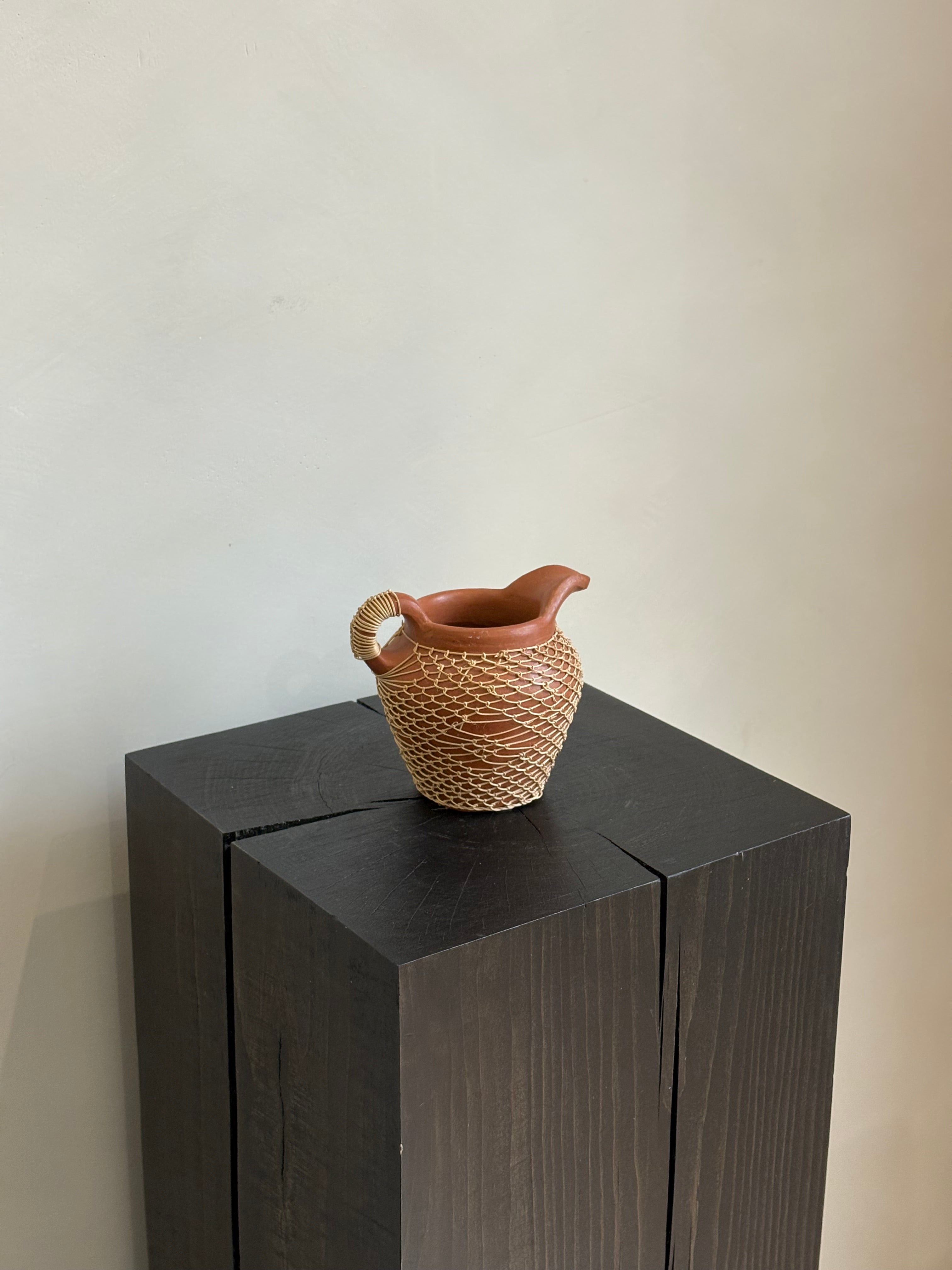 TERRACOTTA WRAPPED PITCHER