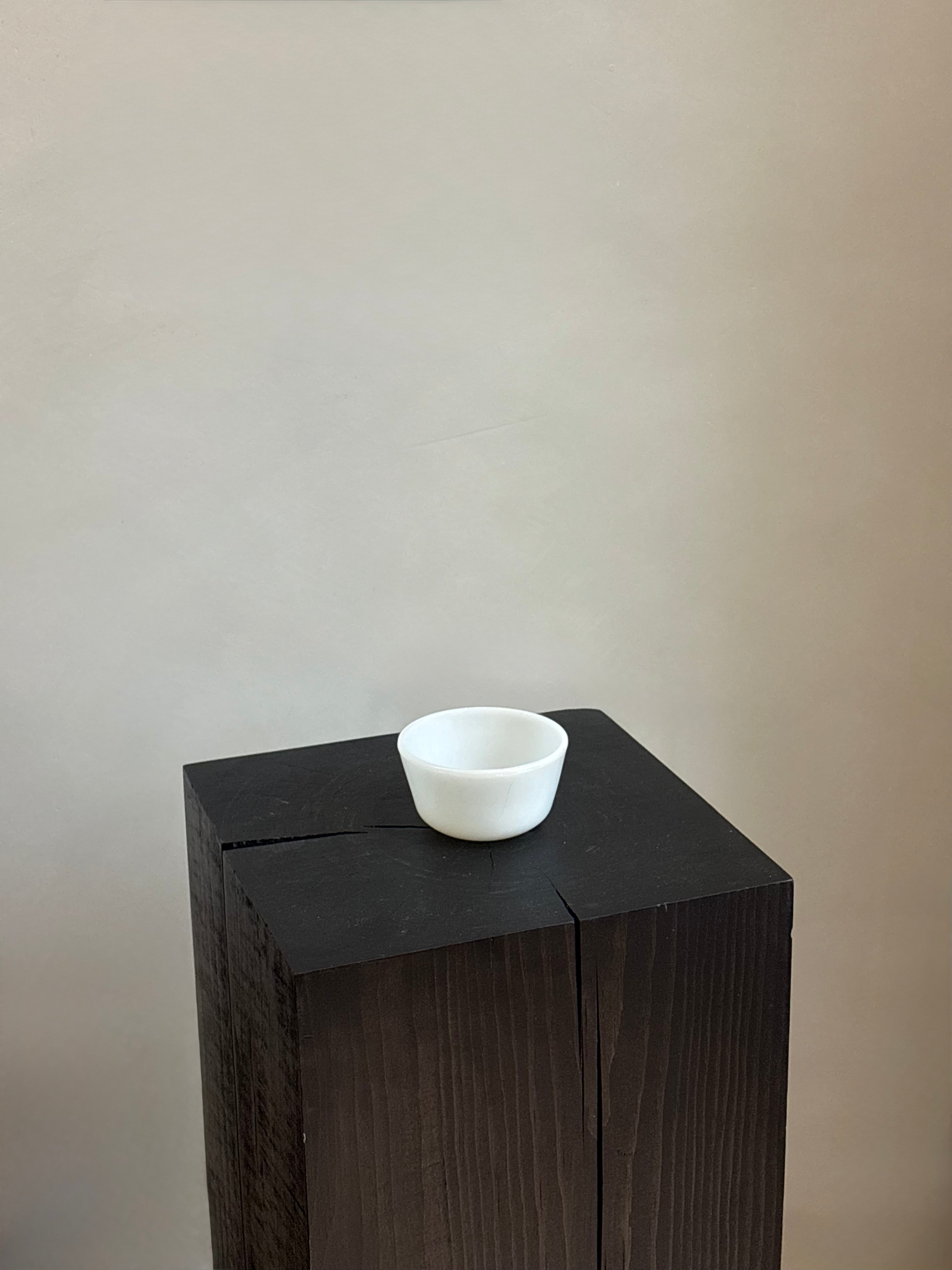 MILK WHITE GLASS BOWL