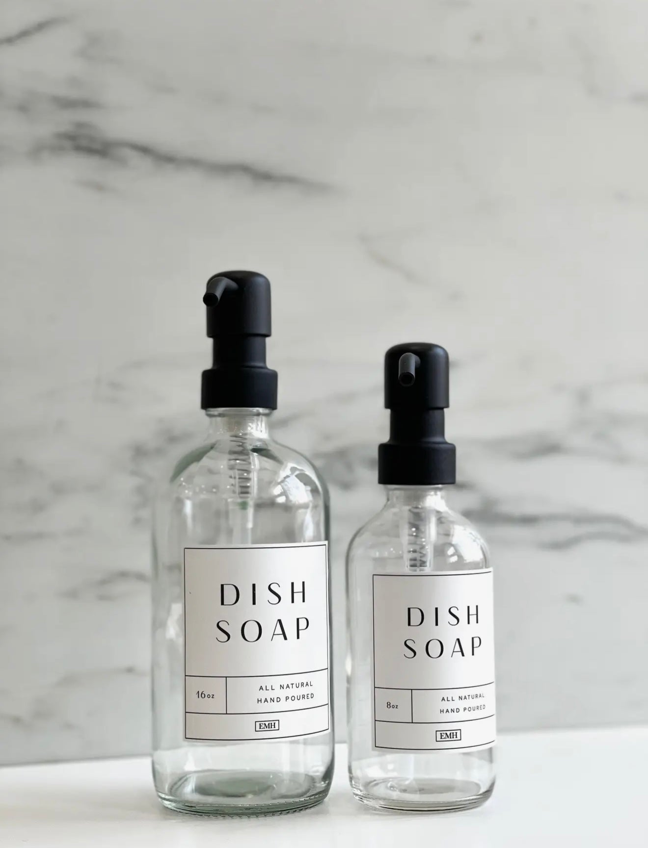 DISH SOAP GLASS DISPENSER