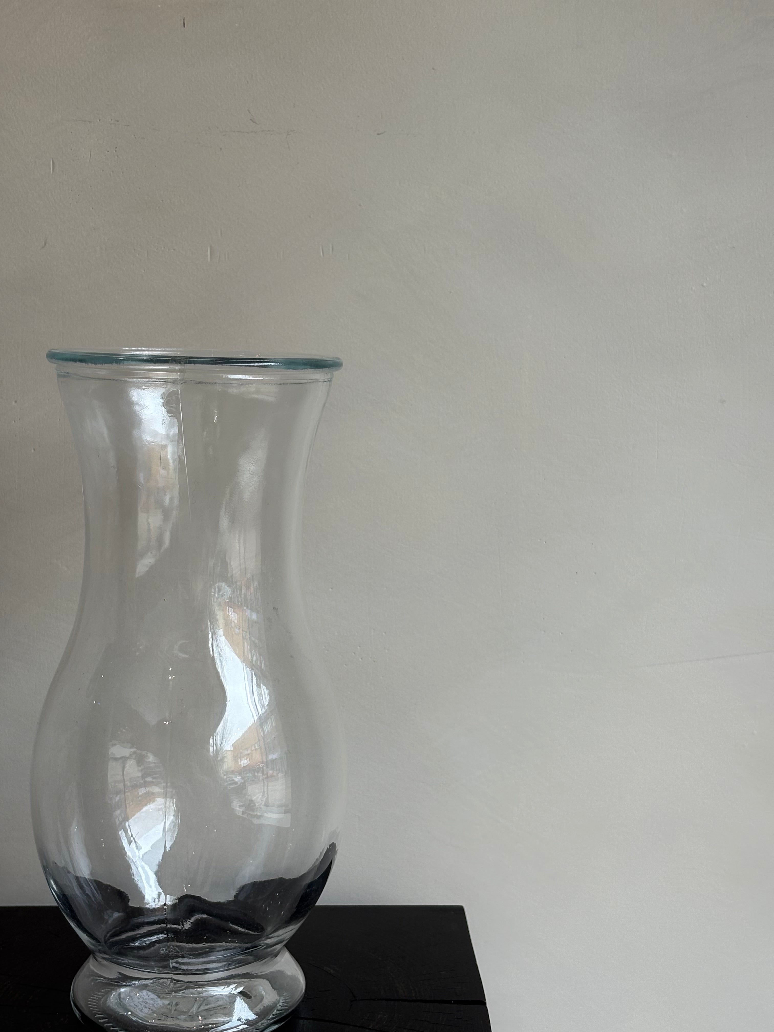 CURVY GLASS VASE