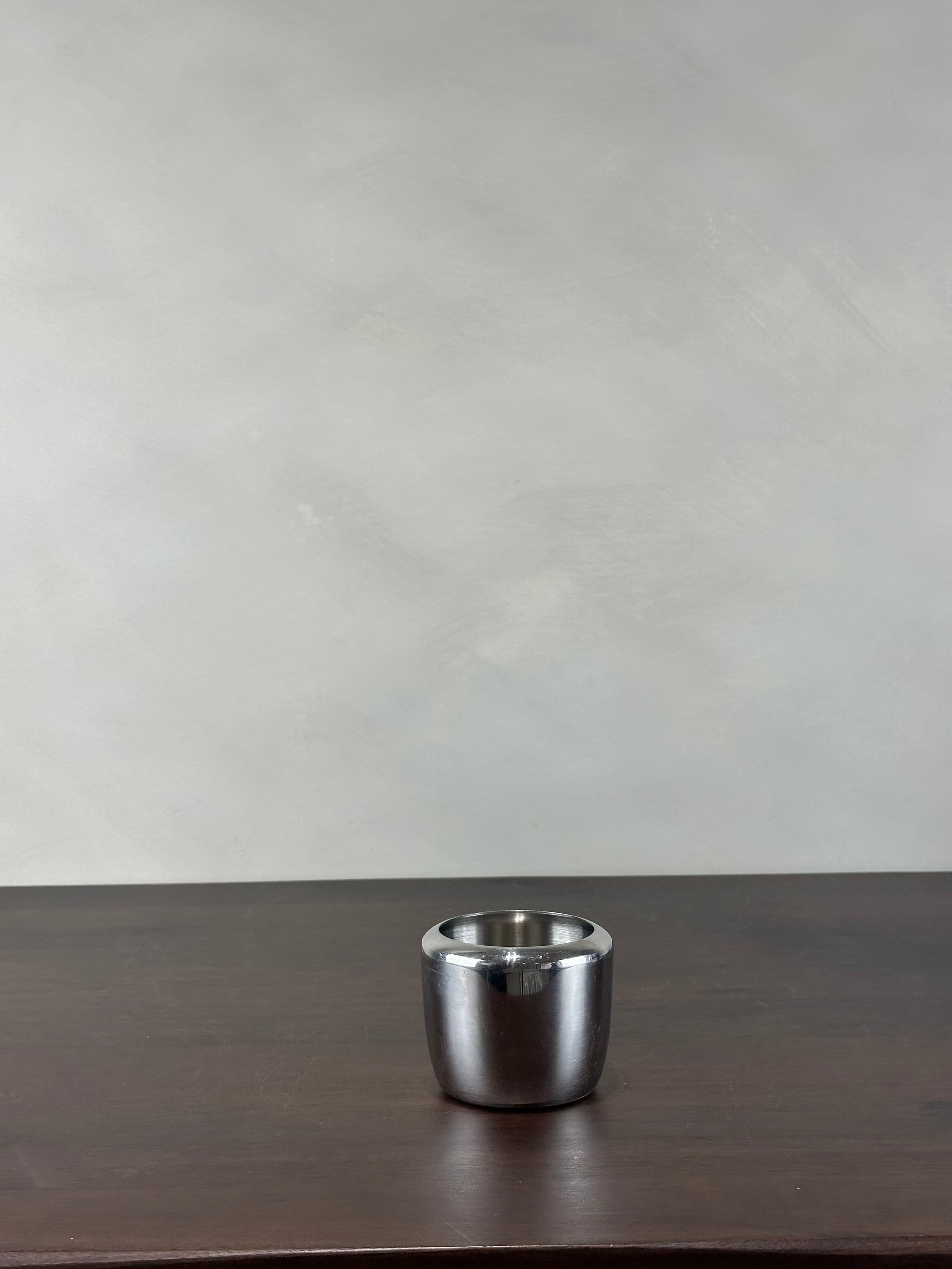 SMALL CHROME SERVING BOWL