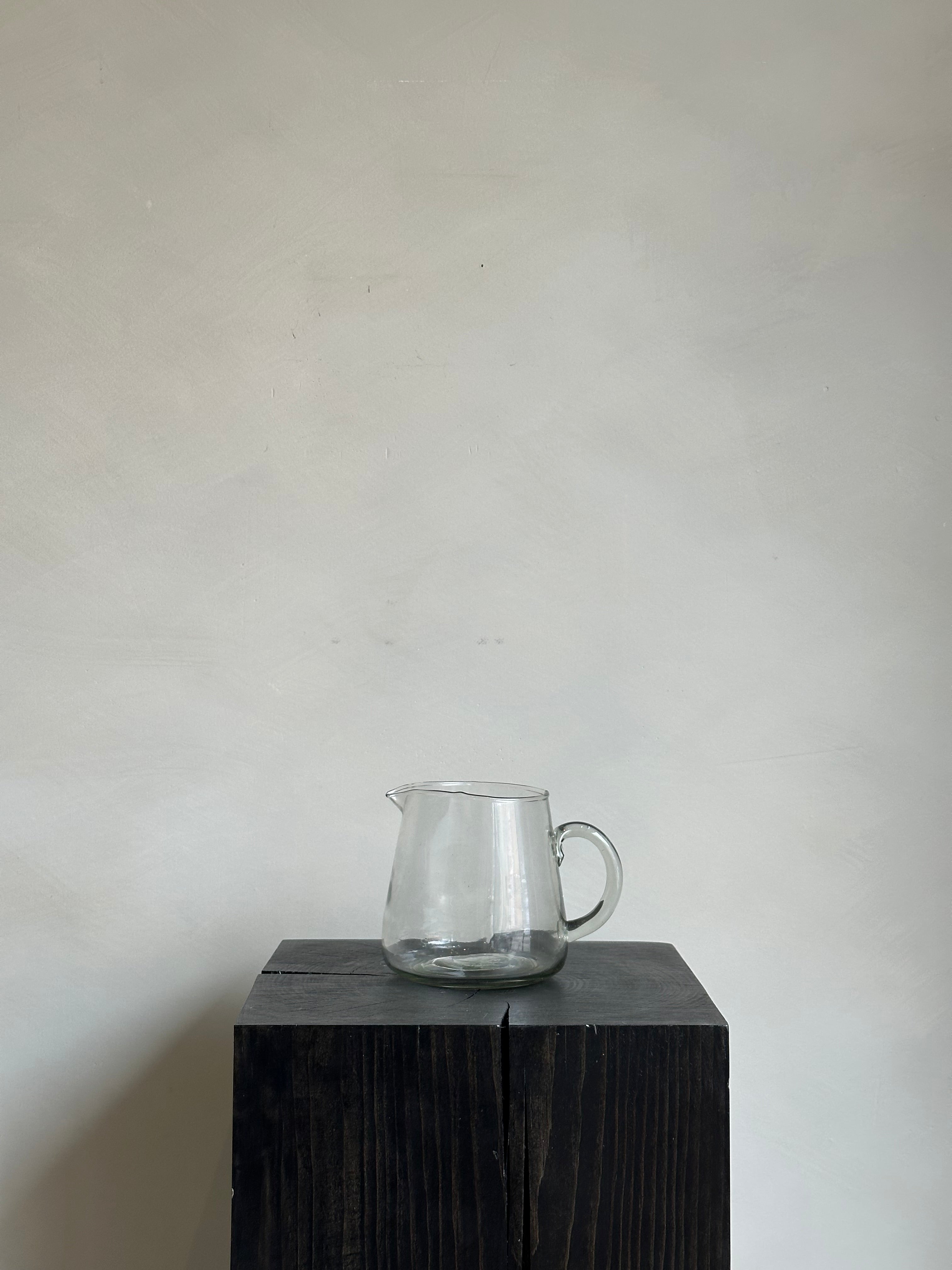 SMALL GLASS PITCHER