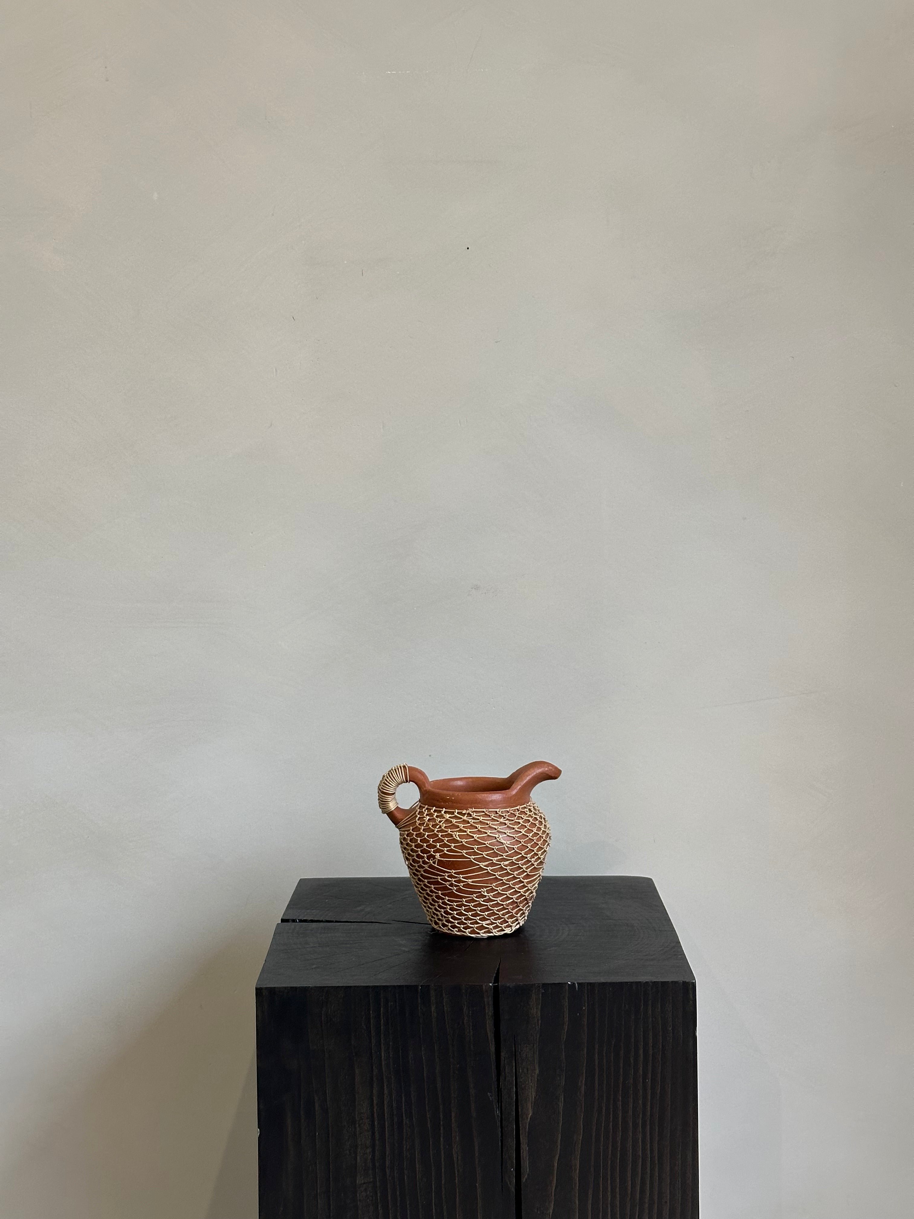 TERRACOTTA WRAPPED PITCHER