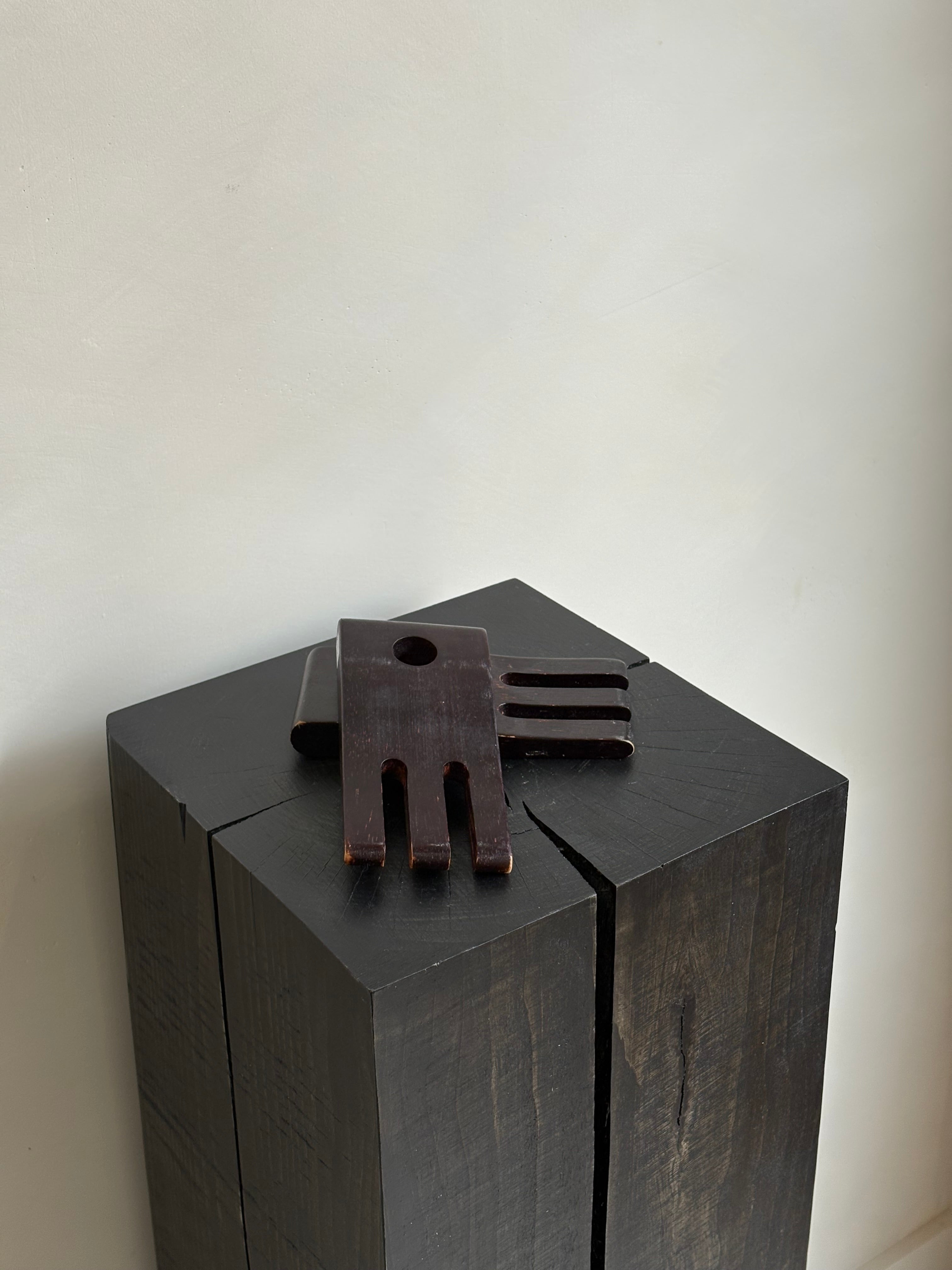 WOODEN SALAD TONGS