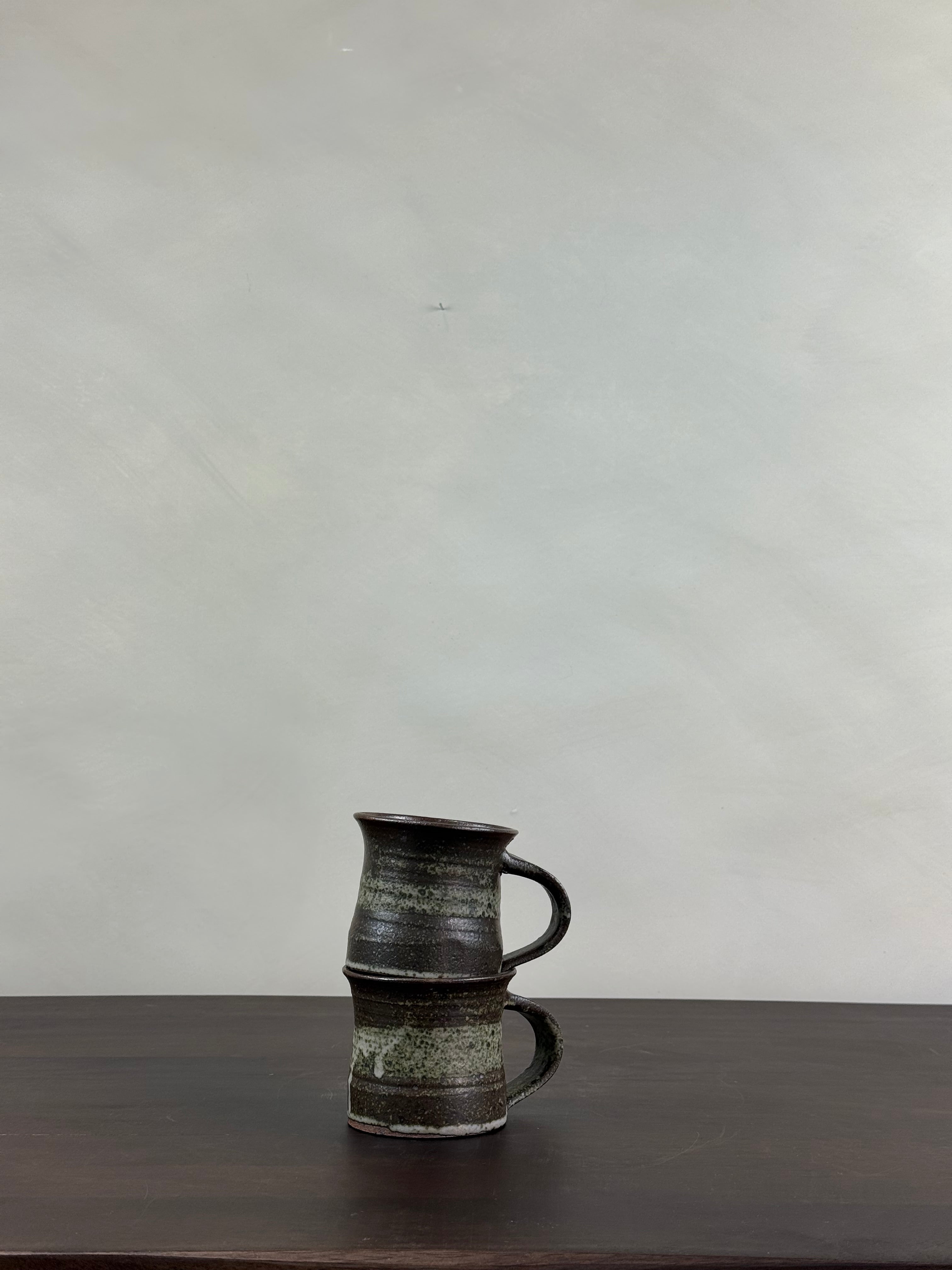 BROWN & GREEN HANDCRAFTED MUG