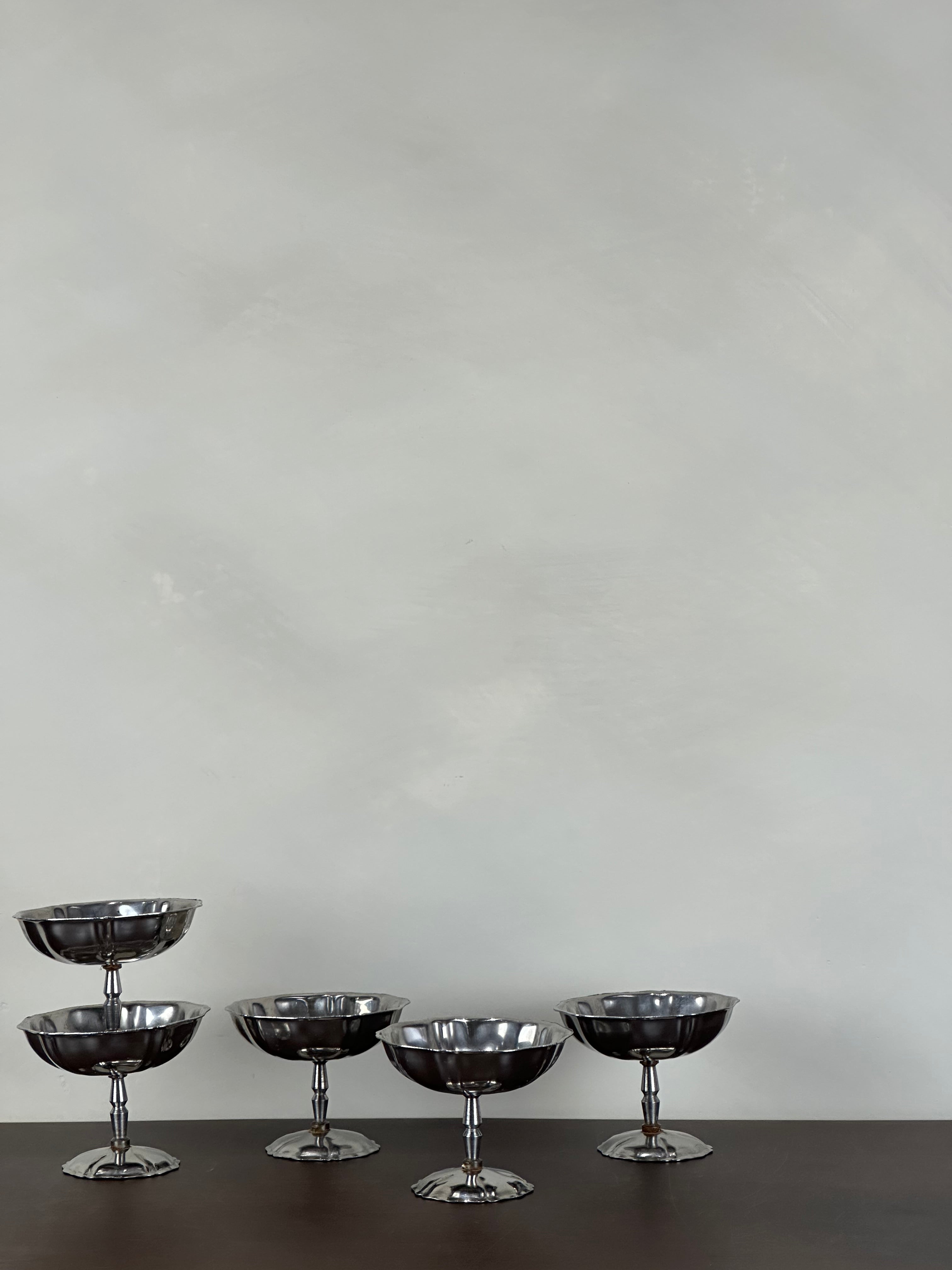 CHROME COCKTAIL GLASS