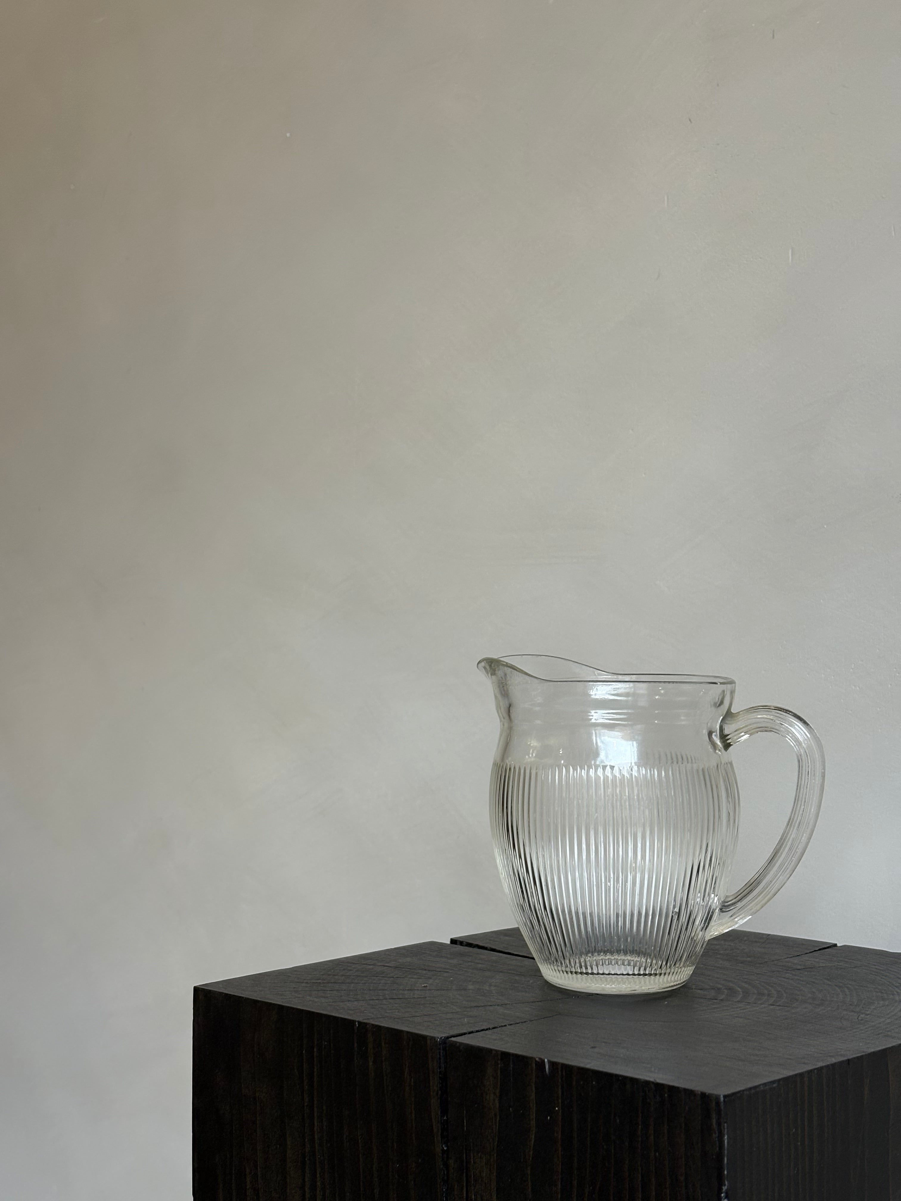 GLASS PITCHER