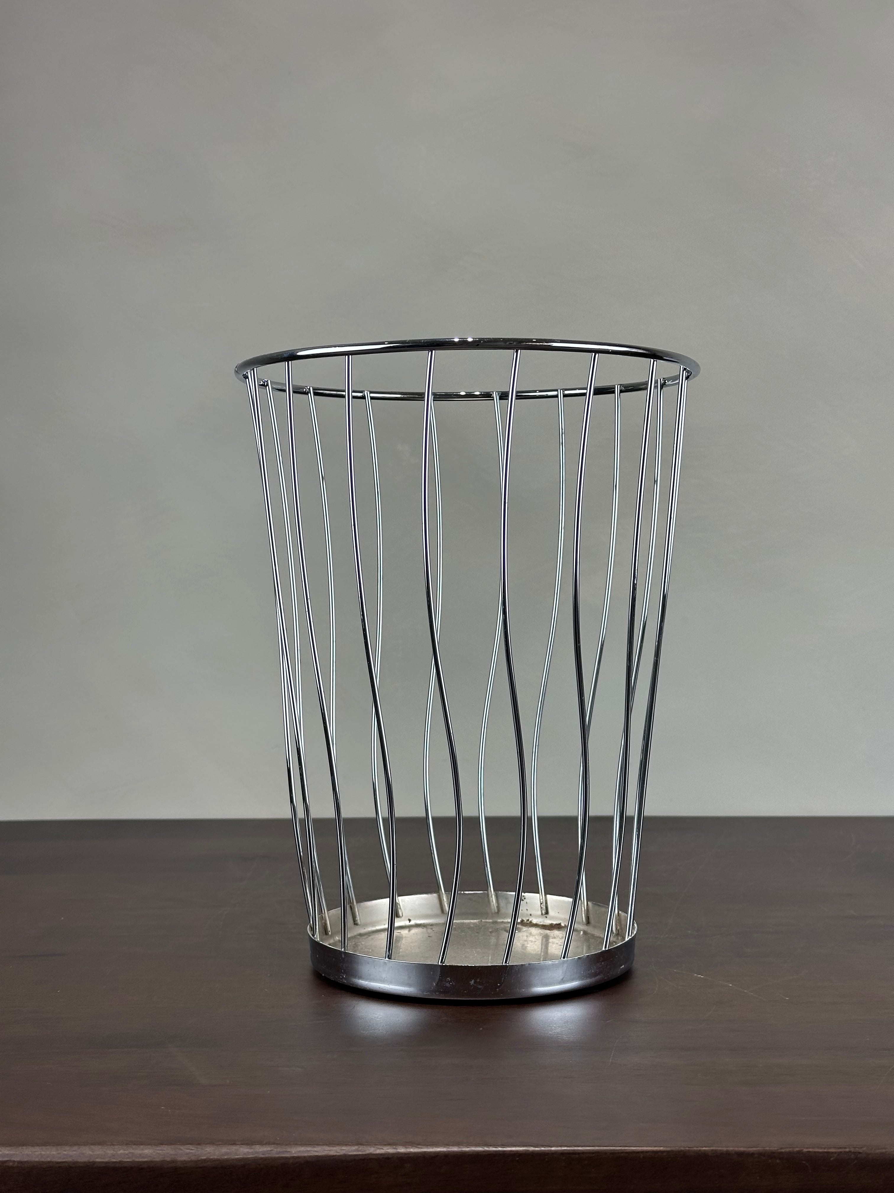 CHROME WASTEBIN