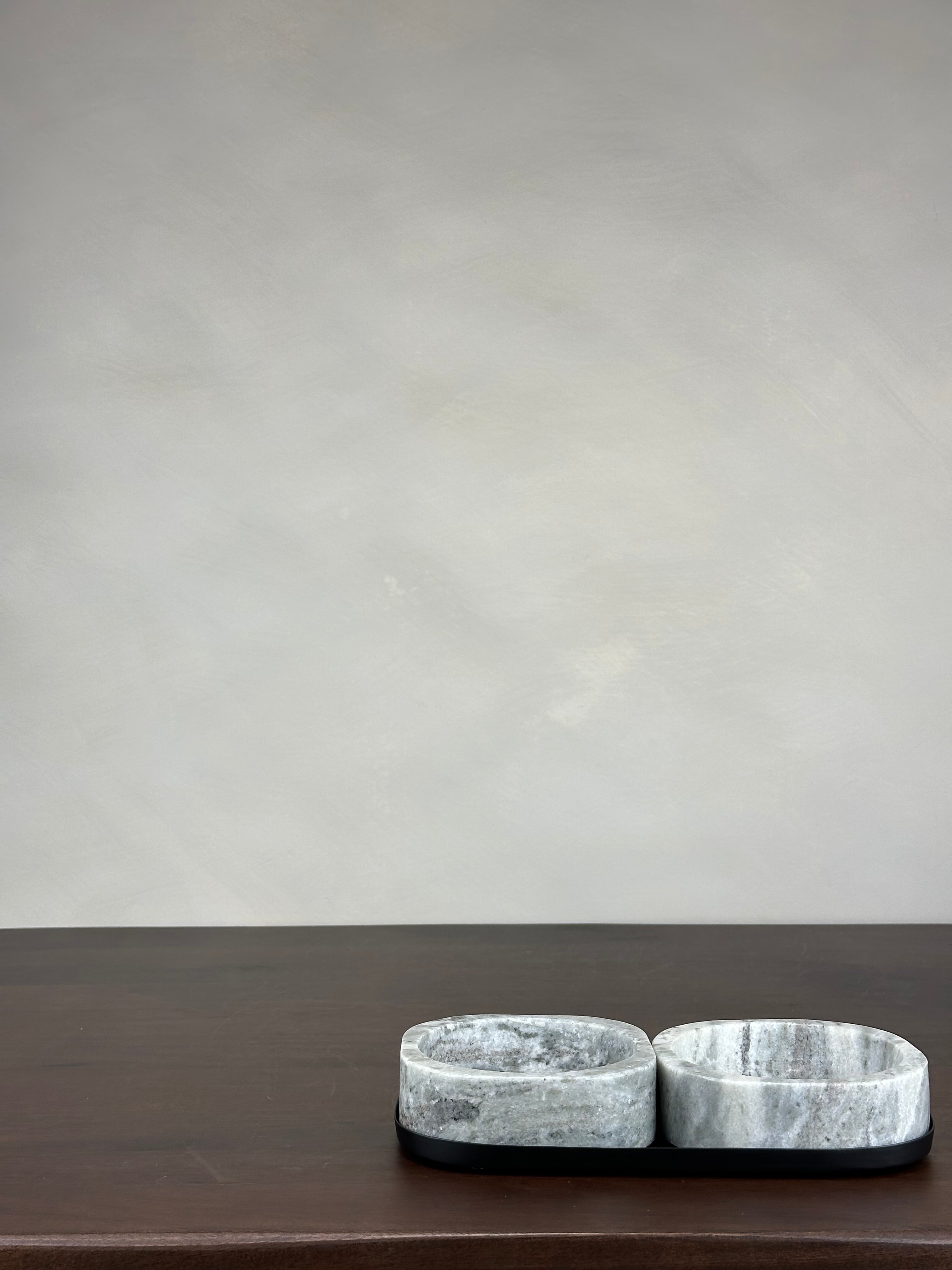MARBLE SERVING SET
