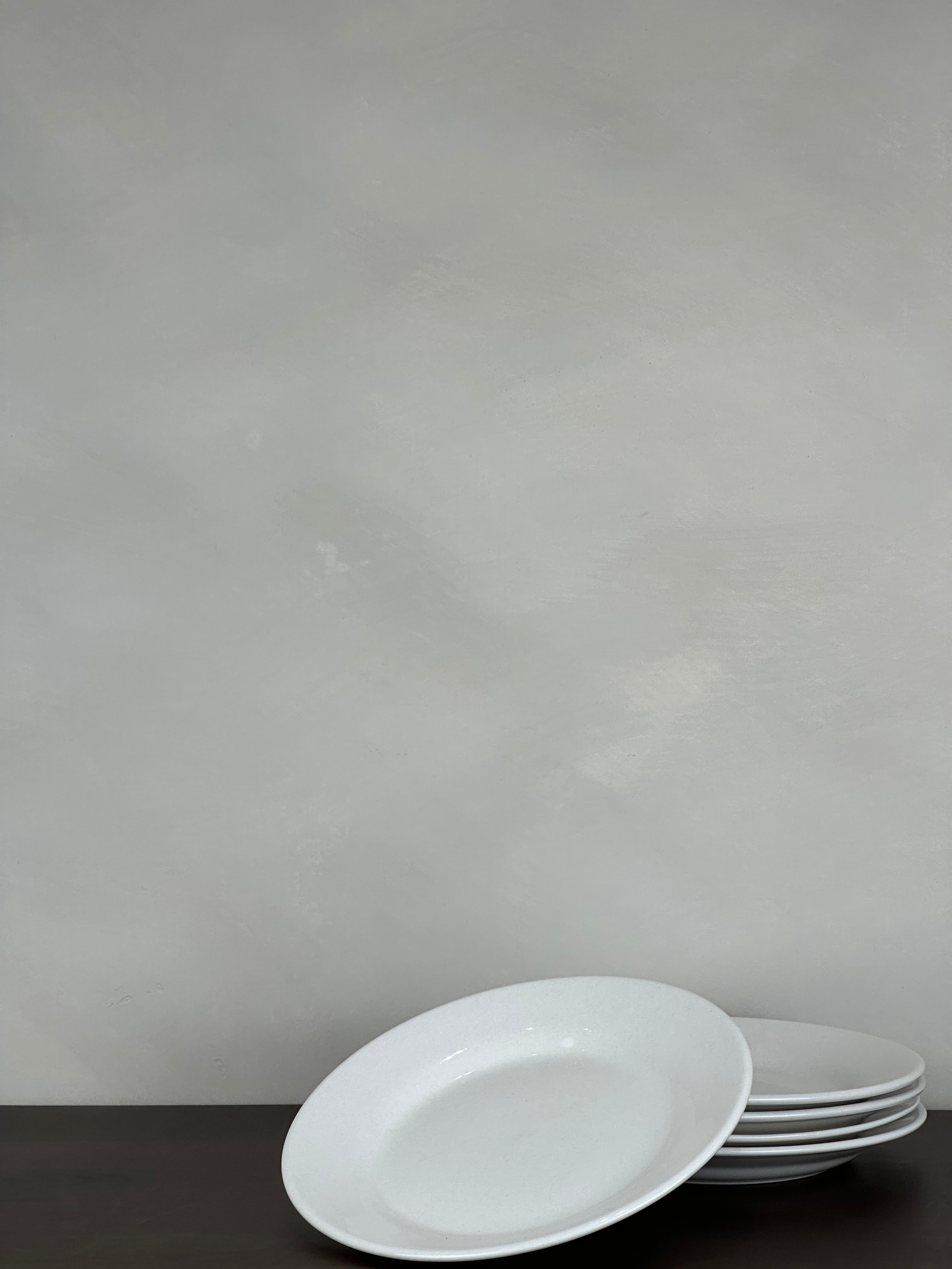 WHITE CERAMIC SIDE PLATE