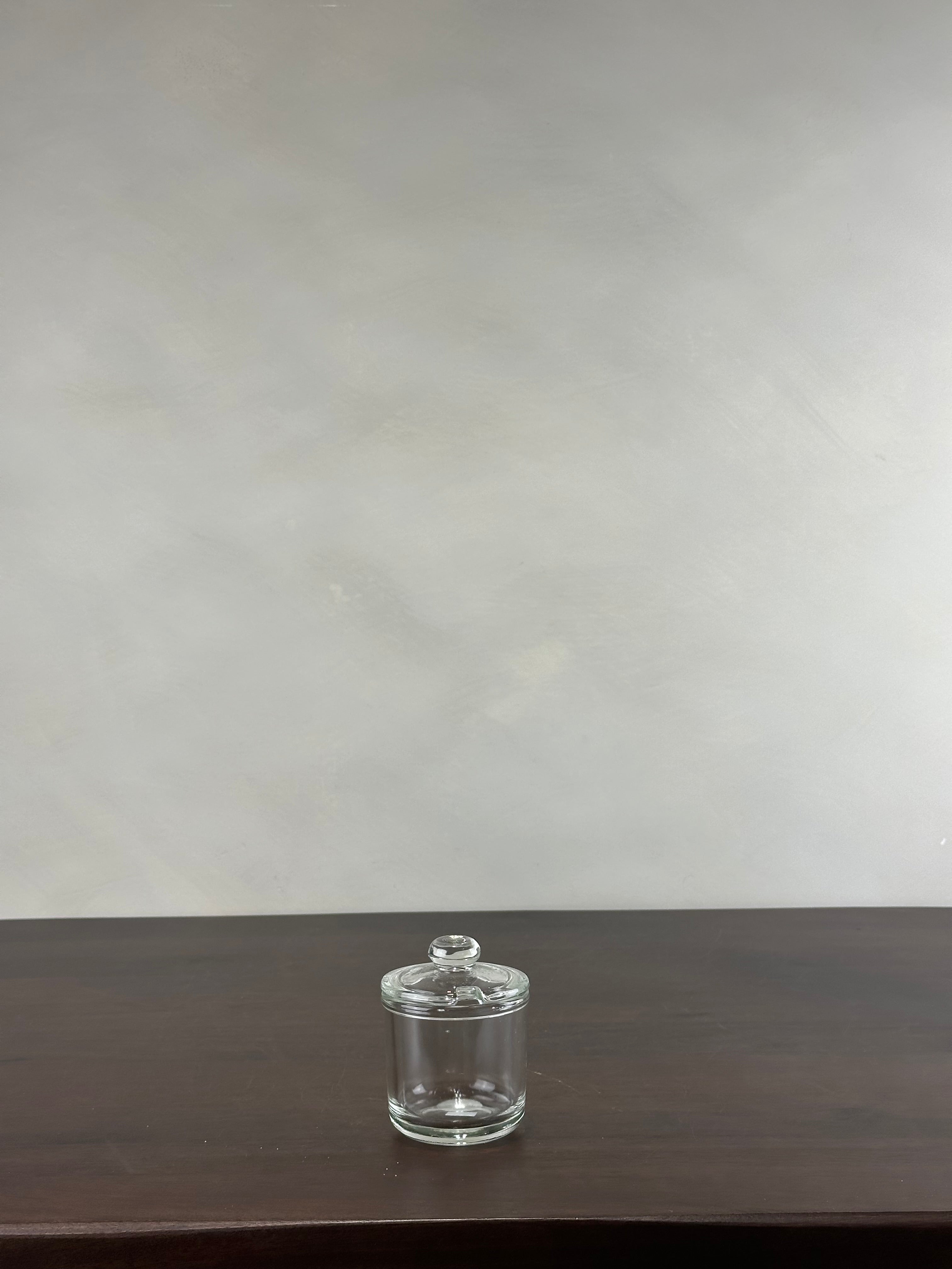 GLASS SUGAR DISH