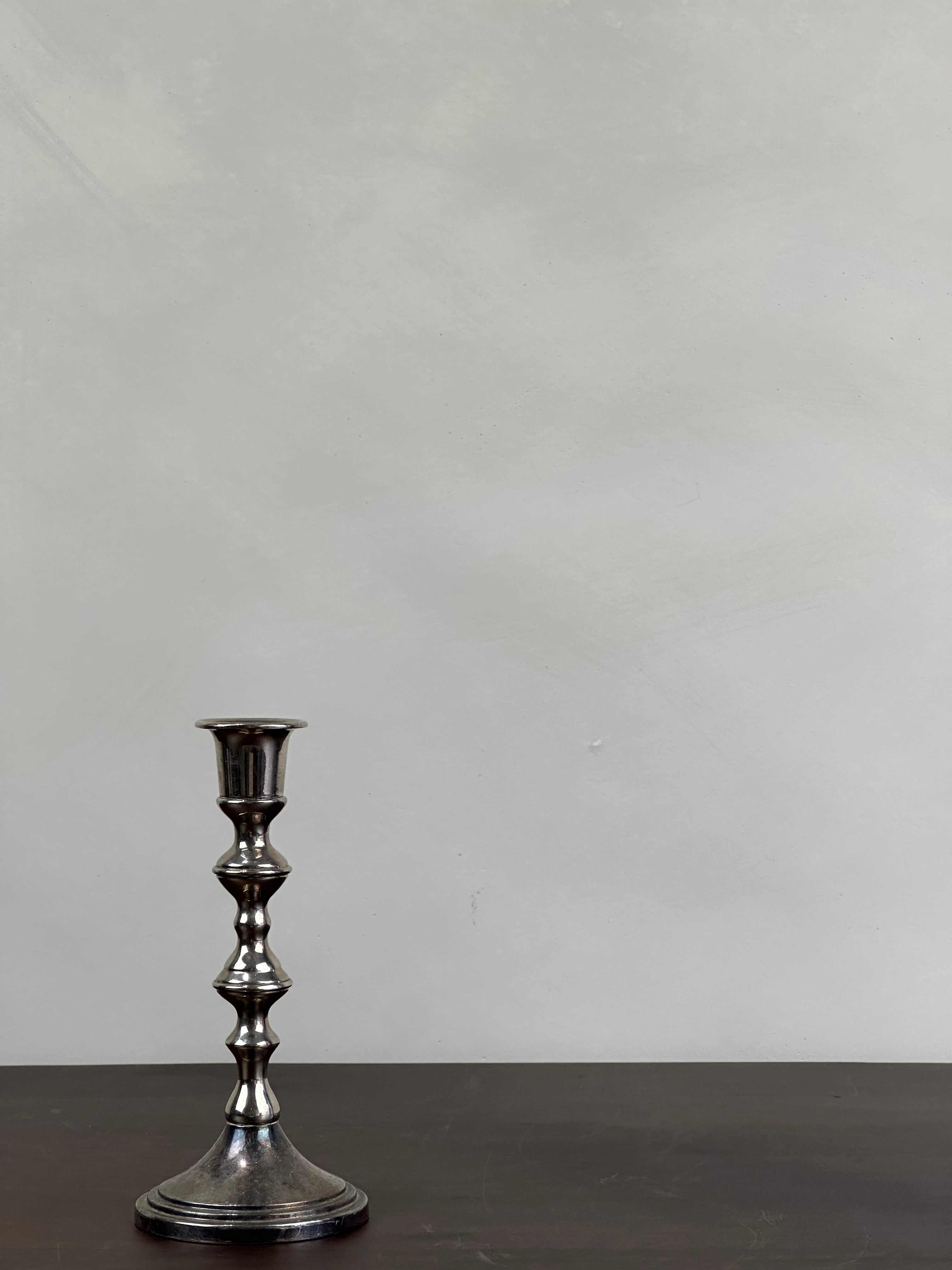 SILVER CANLDESTICK HOLDER