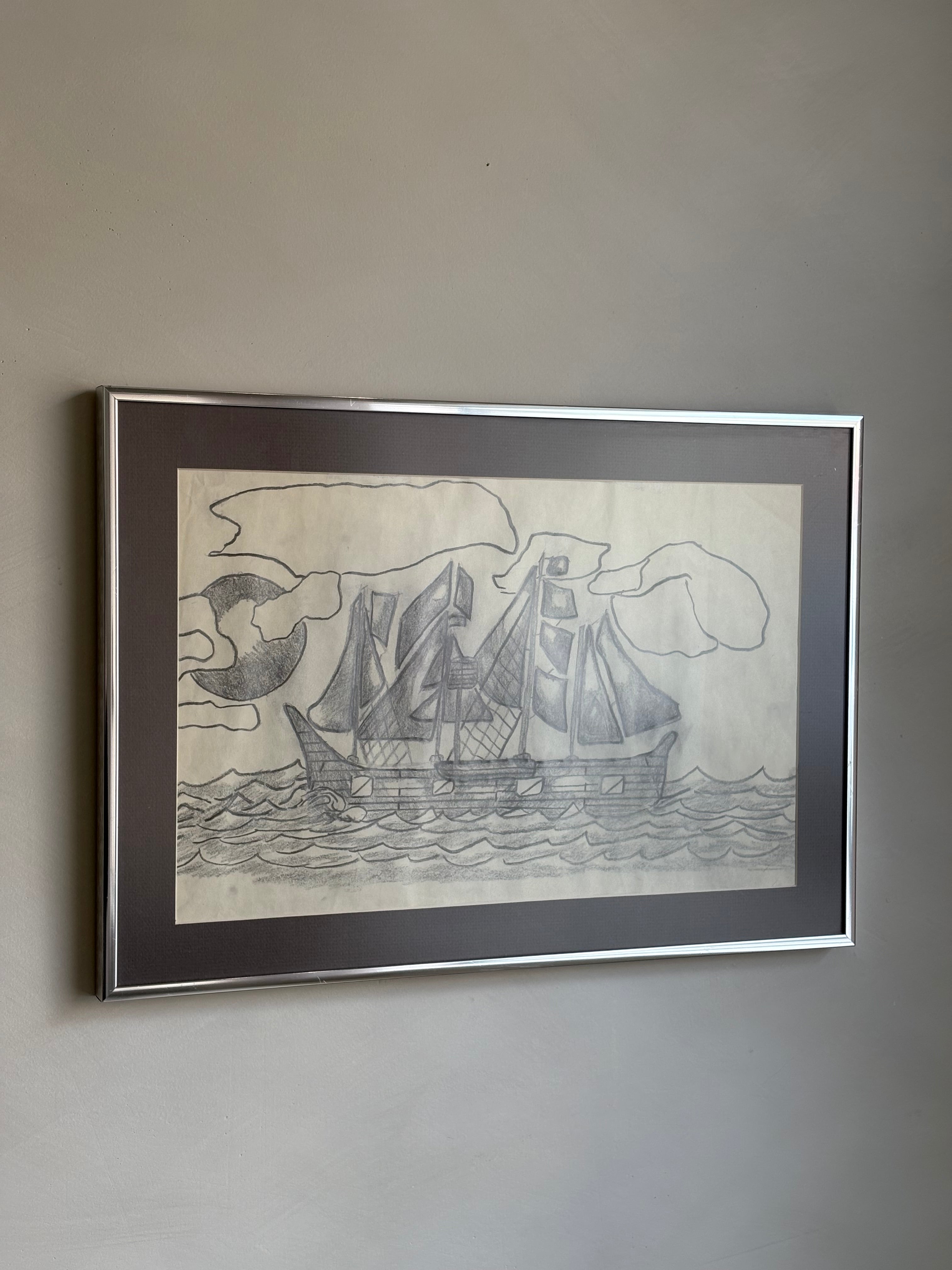 FRAMED SHIP SKETCH